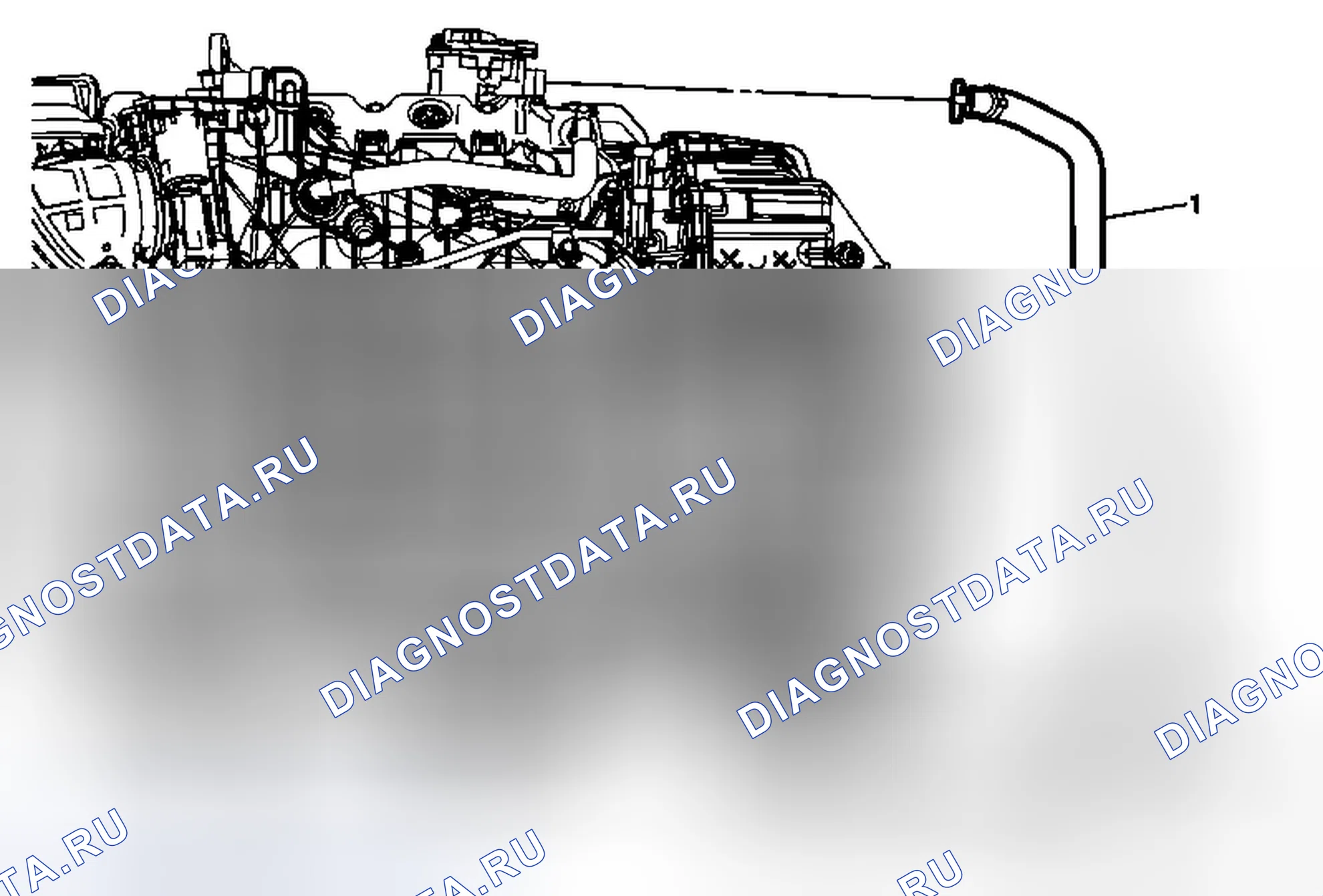 Рис. 78: Замена трубы впрыска вторичного воздуха. Buick LaCrosse II рестайлинг