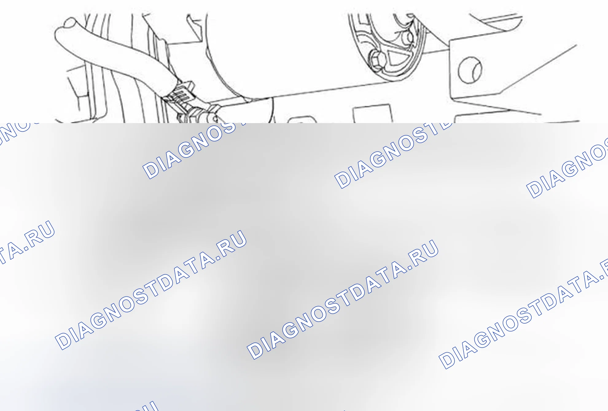 Рис. 19: Замена датчика положения коленчатого вала. Buick Encore I
