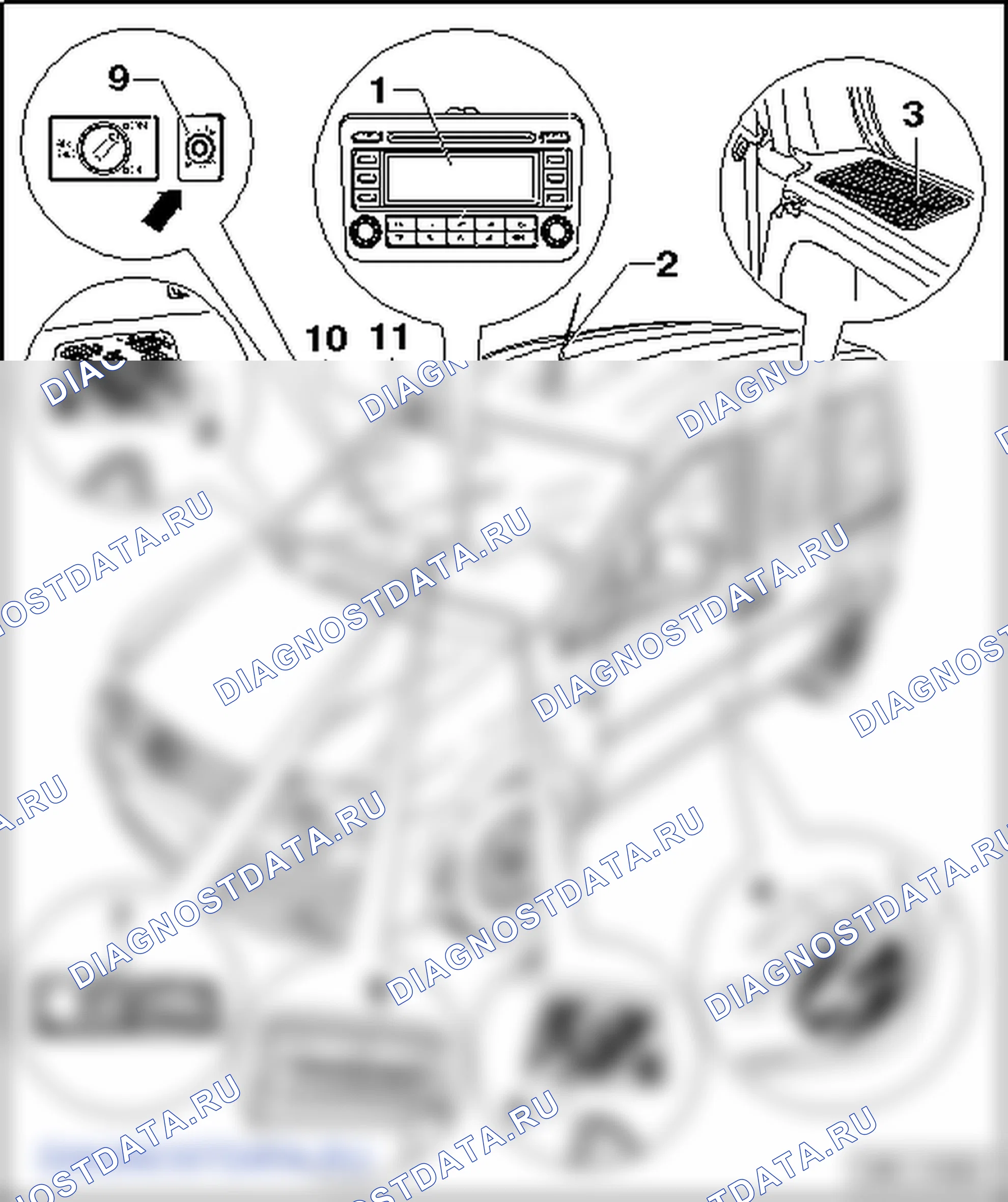 Аудиосистема «„RCD 500“». Volkswagen Caddy Iii