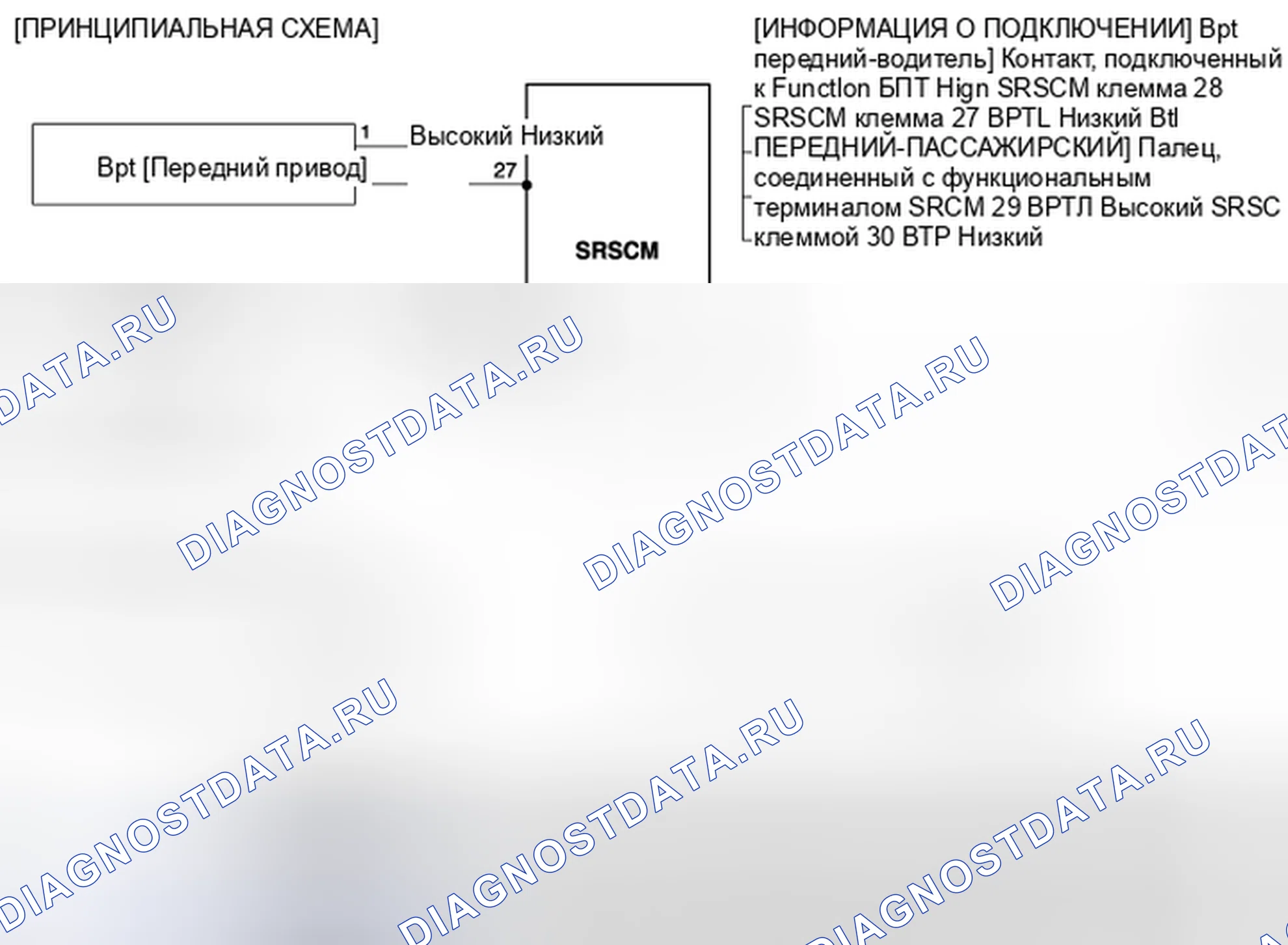 Рис. 218: Принципиальная схема. Kia Spectra I рестайлинг 2