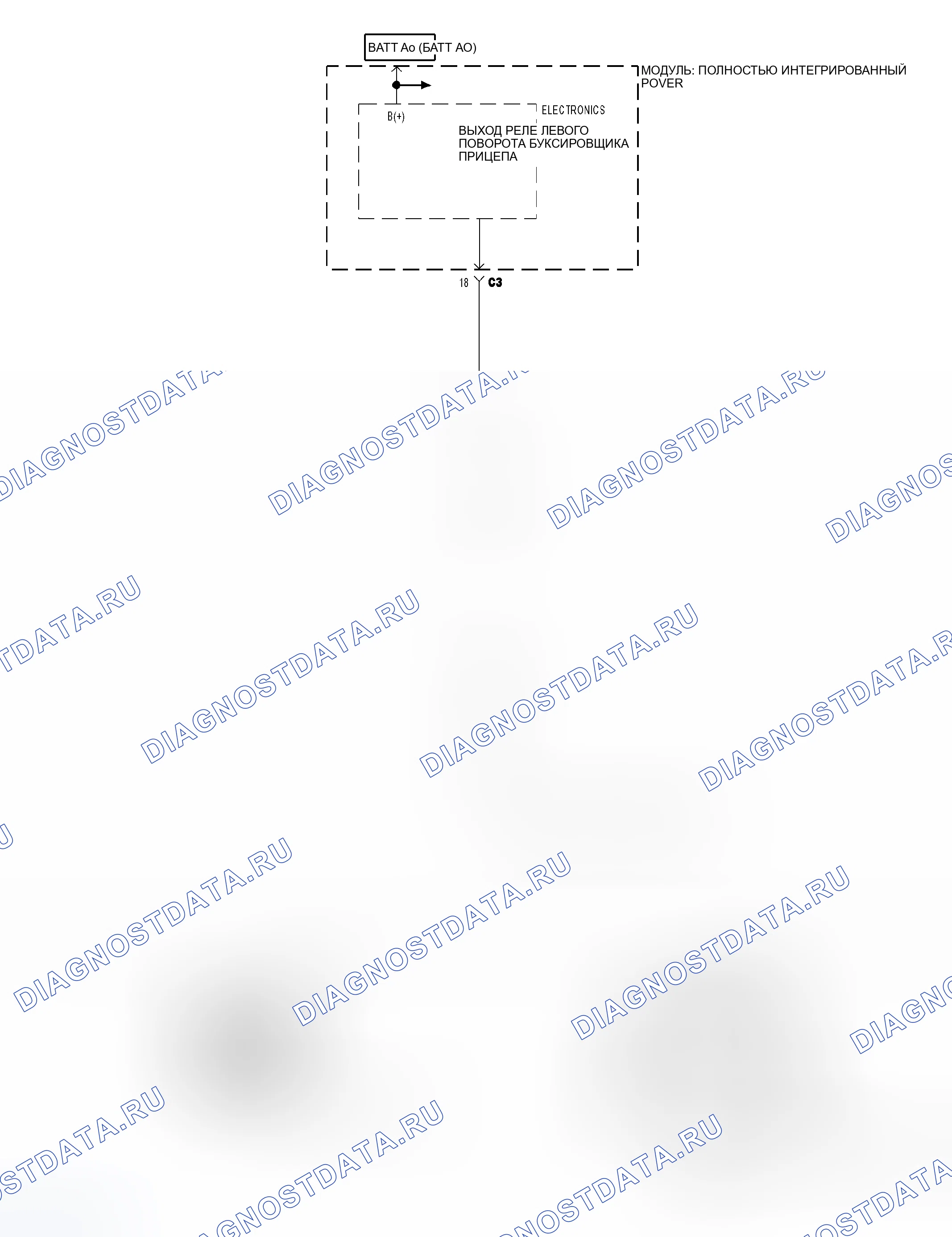 Рис. 96: Принципиальная схема. Dodge Cab & Chassis R3500 HD transition
