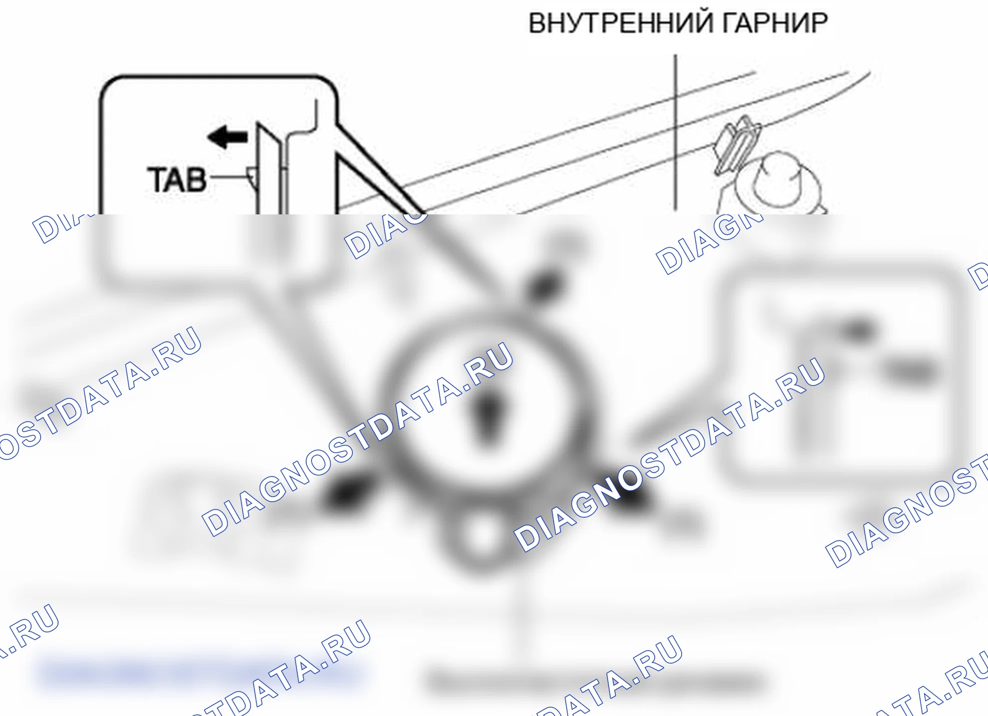 Рис. 14: ДЕМОНТАЖ / МОНТАЖ высокочастотный динамик. Mazda 5 II