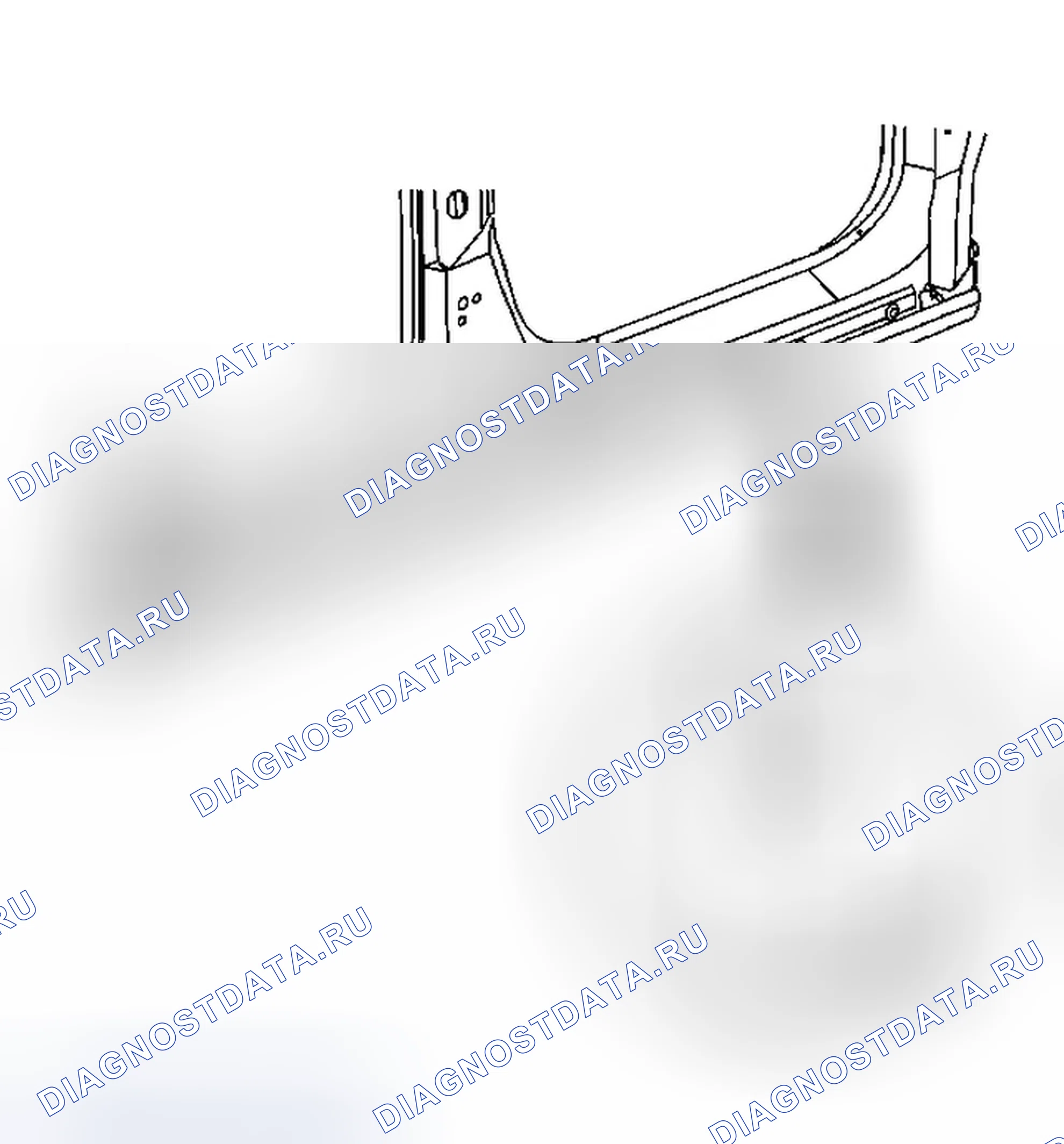 Рис. 23: Порядок демонтажа. Buick Rendezvous I