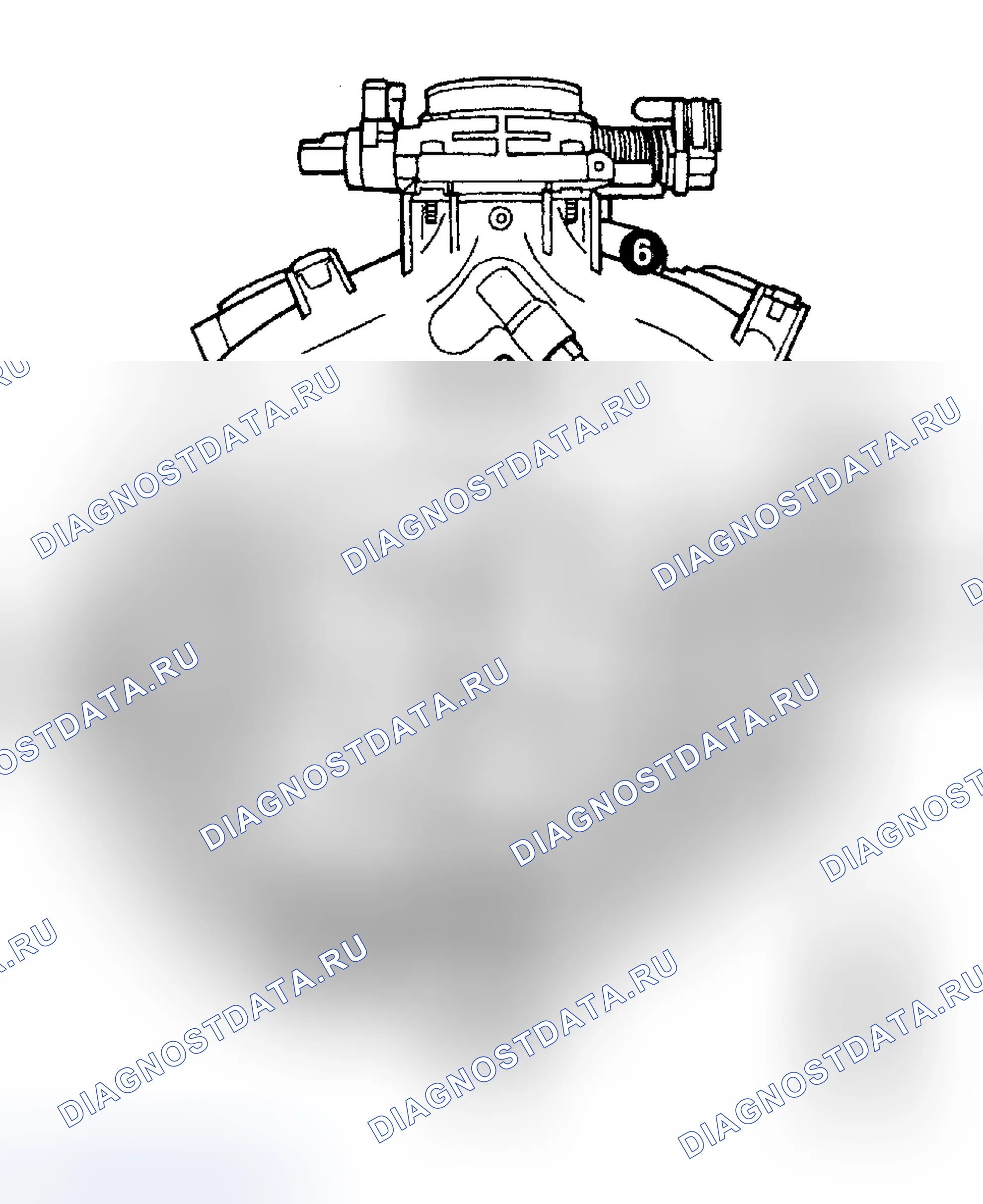 Рис. 156: ДЕМОНТАЖ - ВЕРХНИЙ ВПУСКНОЙ КОЛЛЕКТОР. Dodge Stratus II