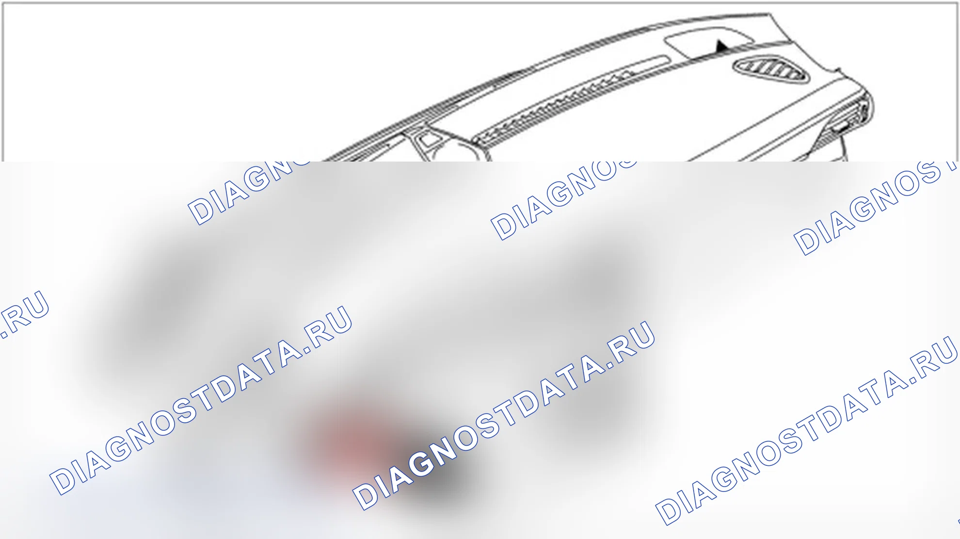 Рис. 1: Снятие выключателя зажигания. Porsche 911 GT3 997