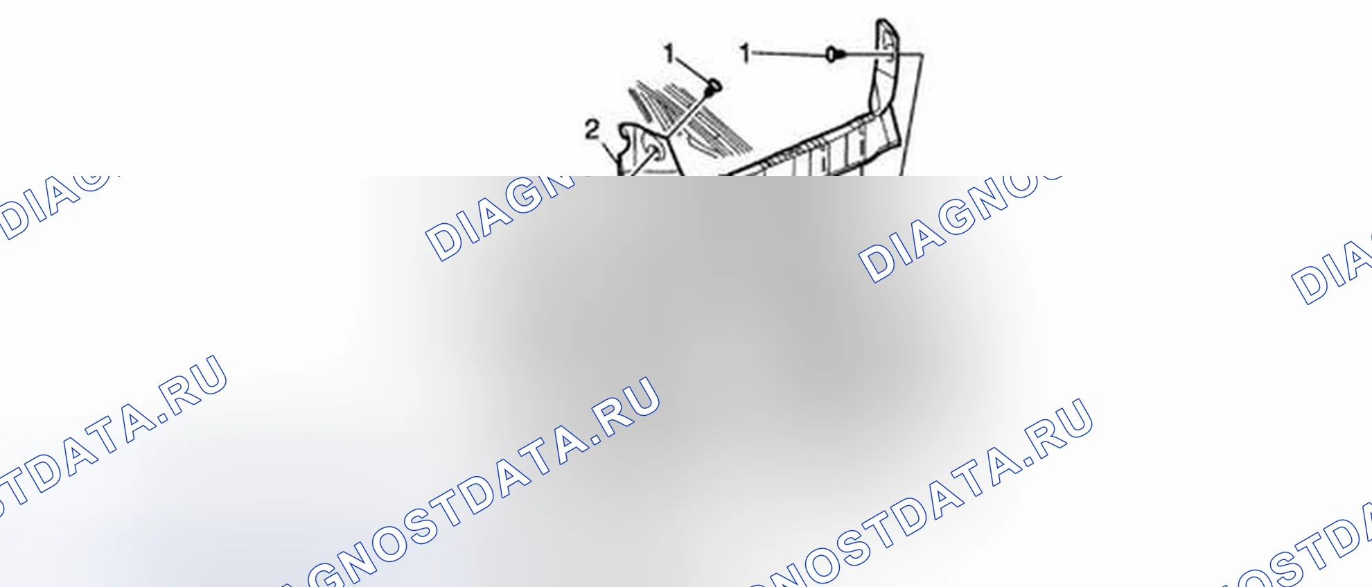 Рис. 17: Замена подоконника заднего отсека. Chevrolet Impala IX