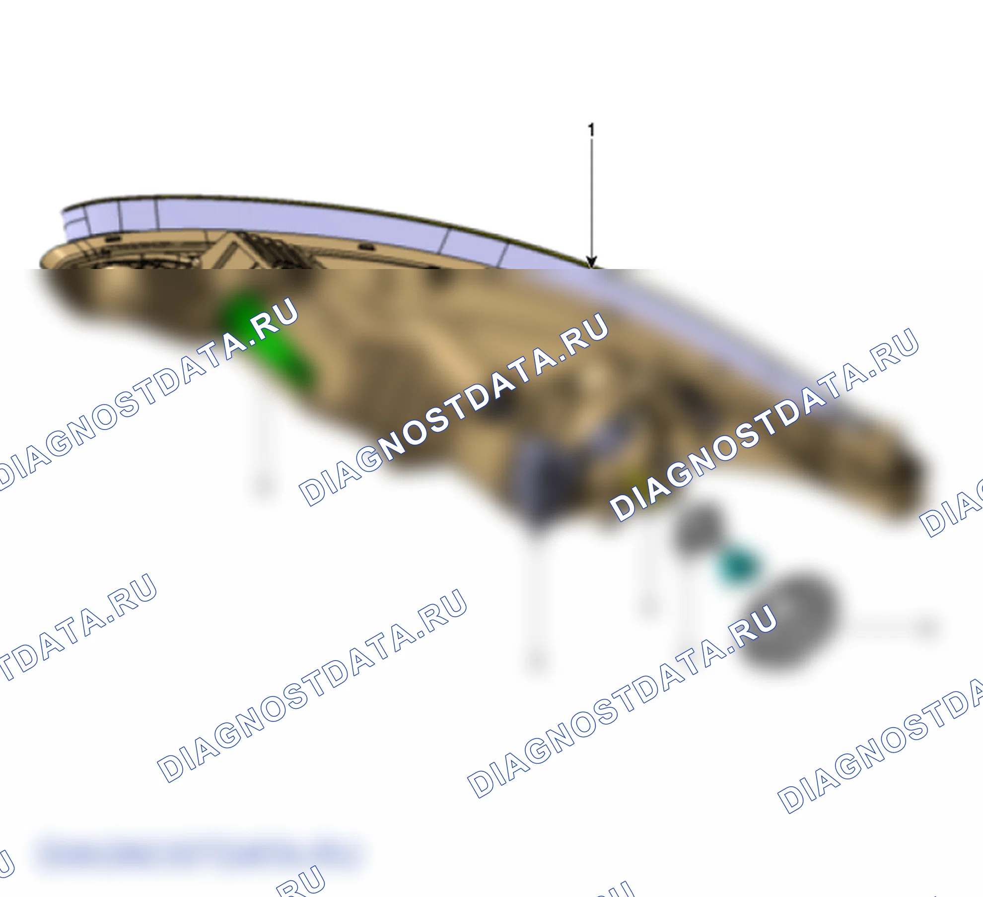 Детали фары. Hyundai i20 GB