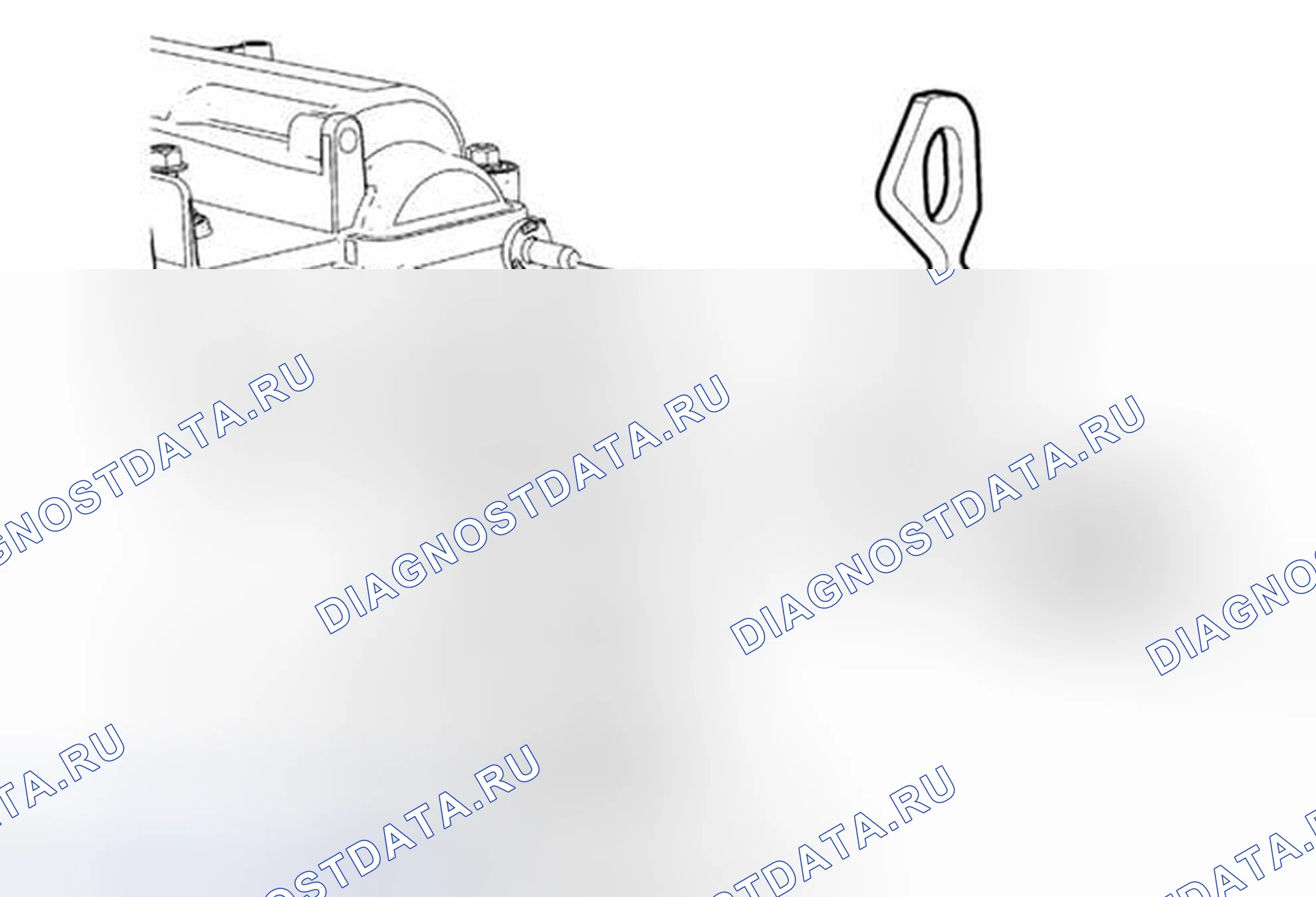 Рис. 26: Замена заднего кронштейна подъемника двигателя. Chevrolet Orlando I