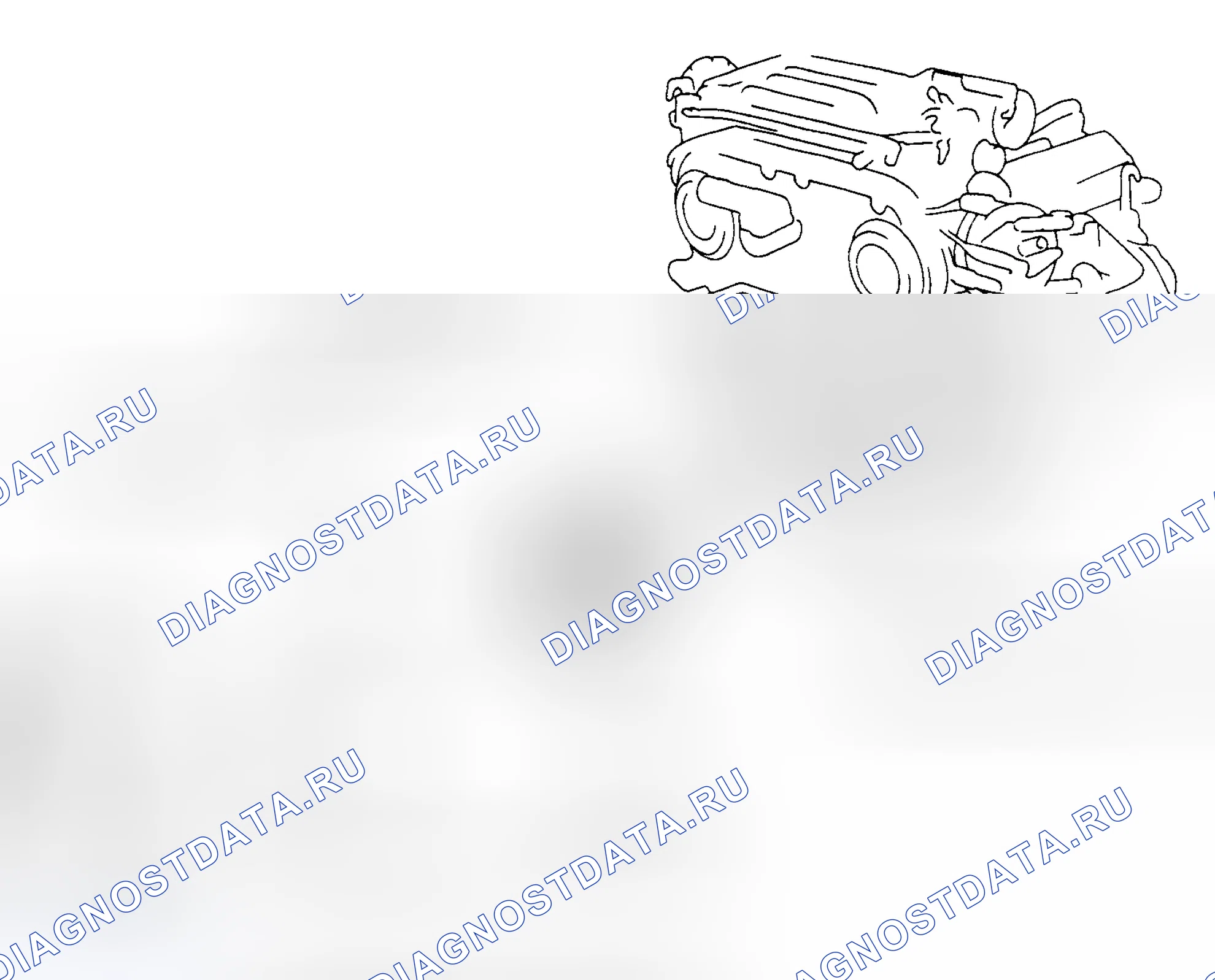 Рис. 24: ТРАССИРОВКА ПРИВОДНОГО РЕМНЯ (T100). Toyota Paseo L40