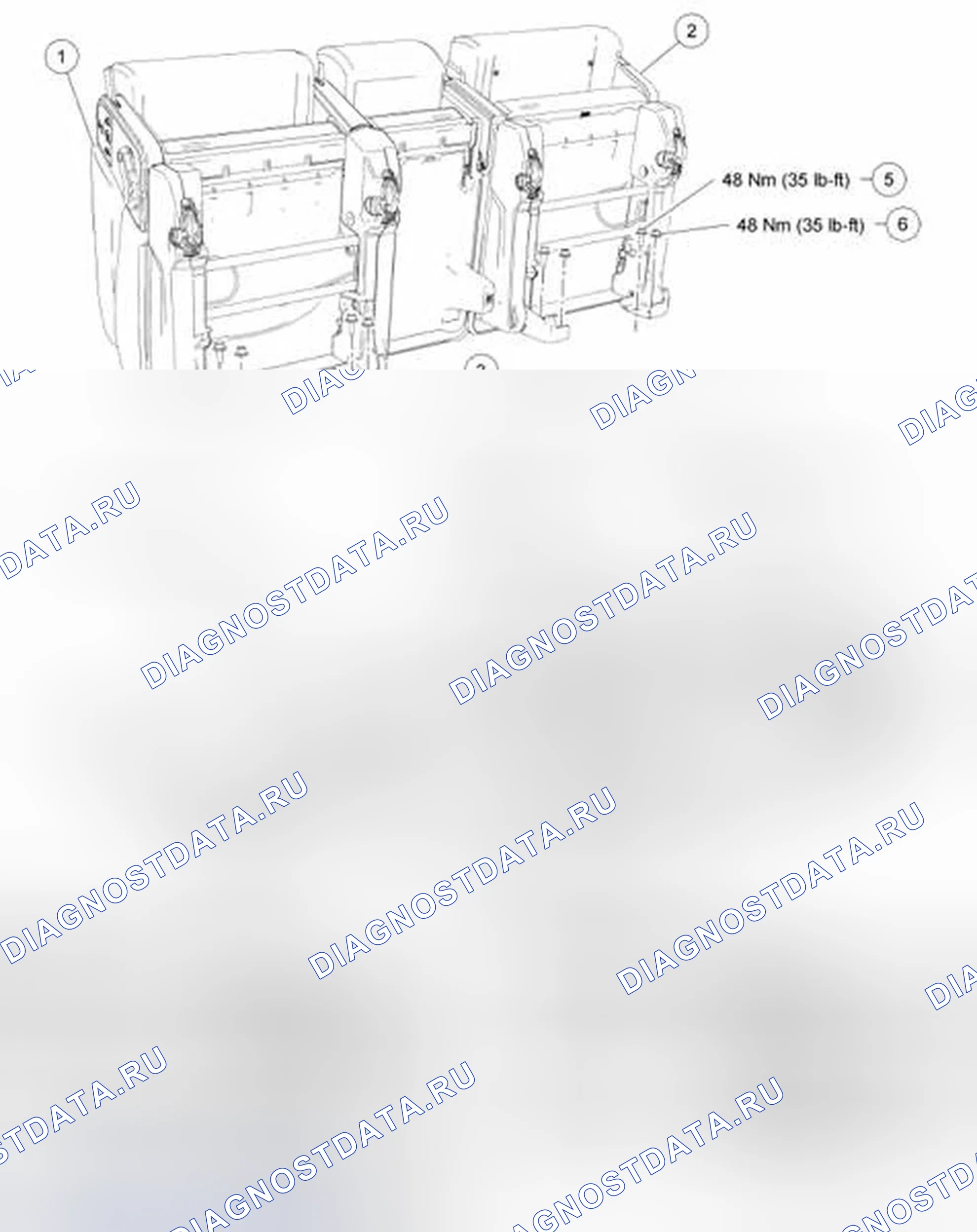 Рис. 34: Демонтаж и монтаж. Ford Freestyle I