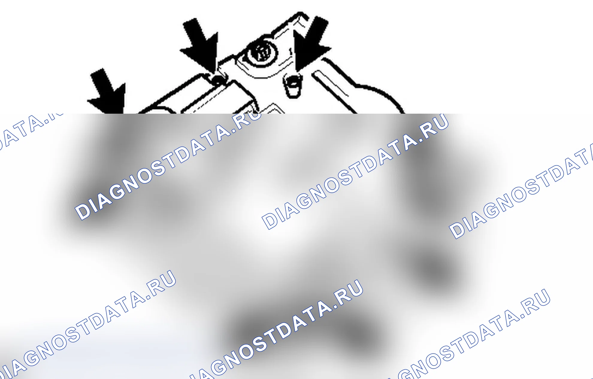 Рис. 49: ДЕМОНТАЖ. Toyota Prius PHV pre-III