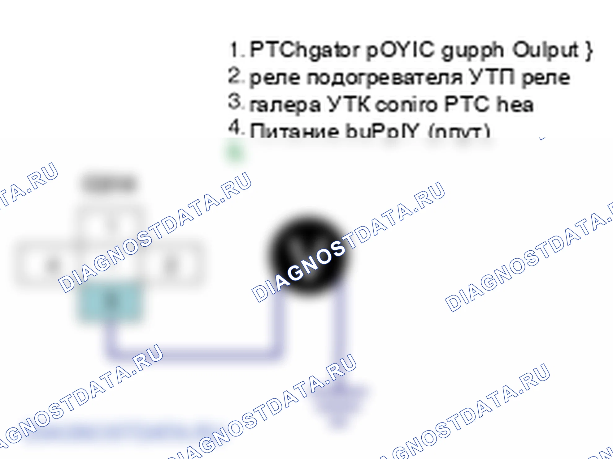 Контроль проводов — P1634. Hyundai Santa Fe CM