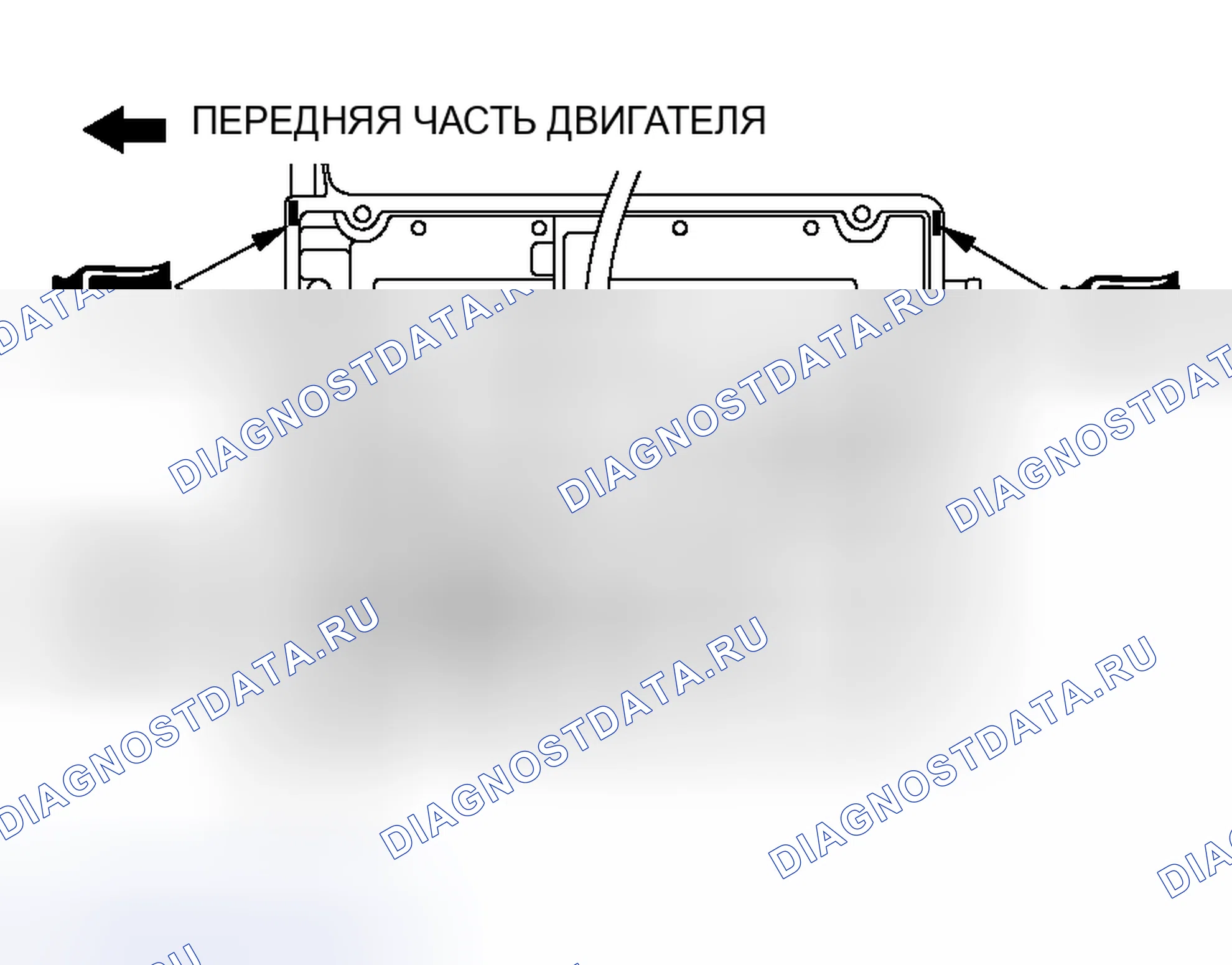 Рис. 63: > > M < < УСТАНОВКА КРЫШКИ КОРОМЫСЛА. Mitsubishi Lancer IX рестайлинг