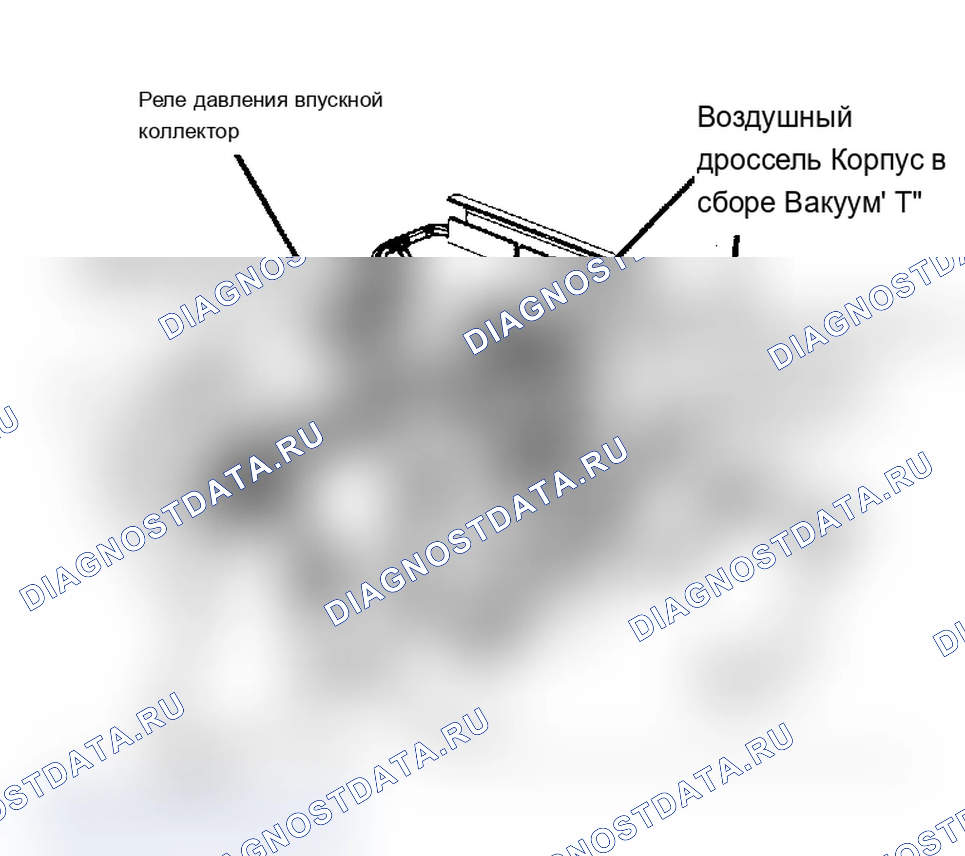 Рис. 10: 2.3L Расположение компонентов двигателя с турбонаддувом. Mercury Cougar VI