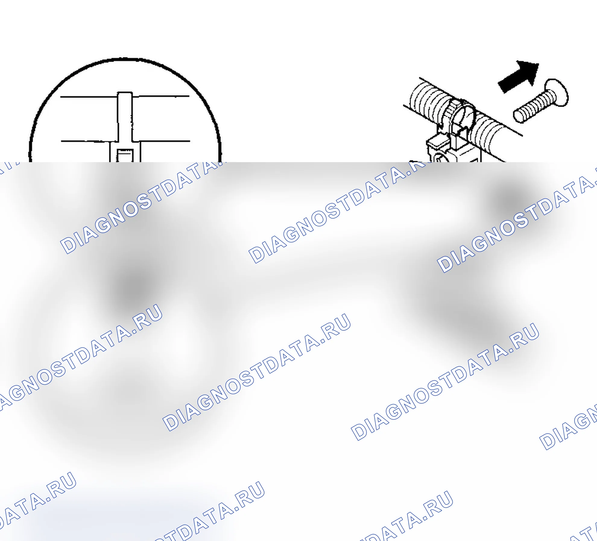 Рис. 9: Обращение с проводами и жгутами. Acura MDX I