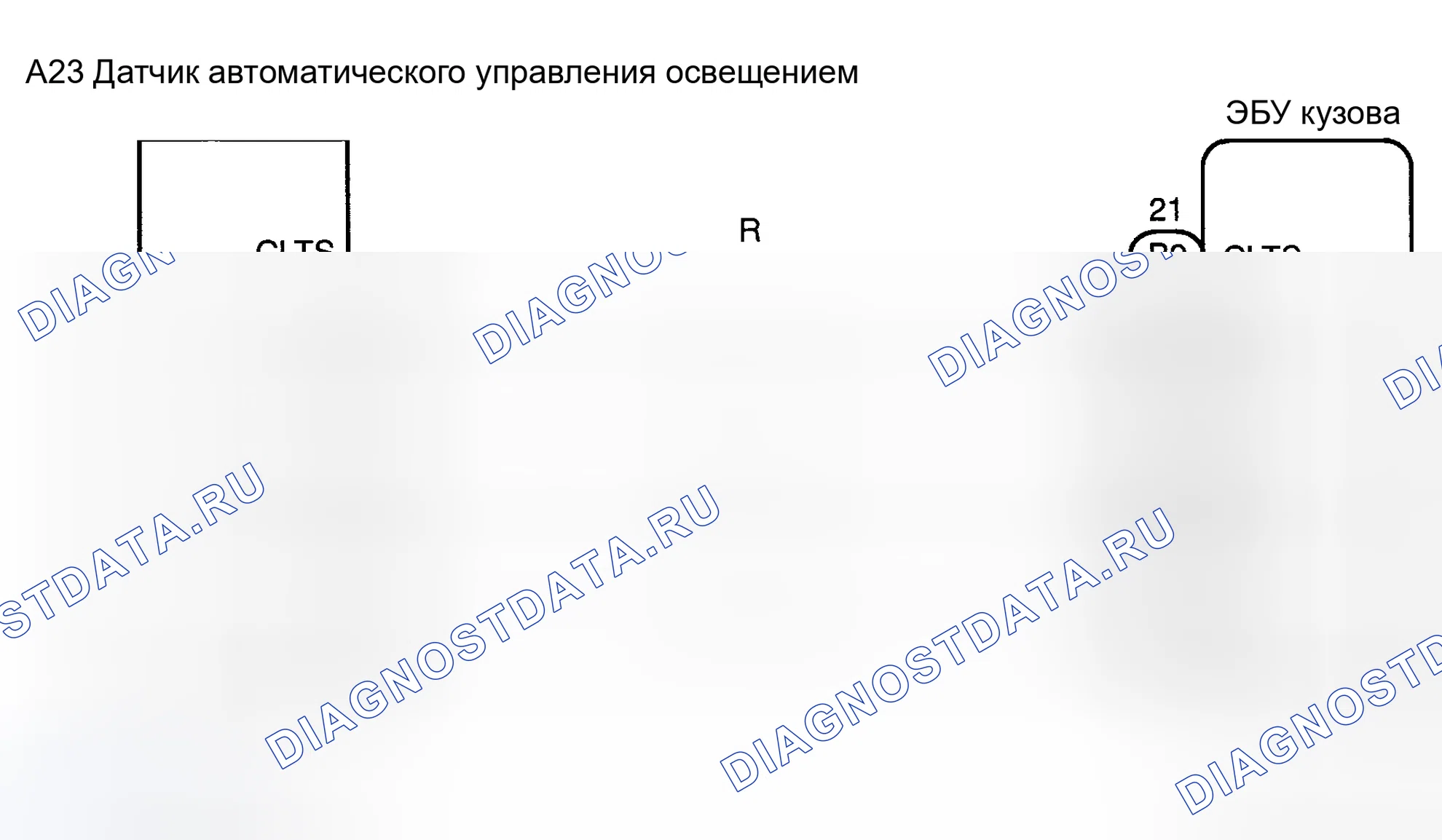 Рис. 23: электросхема. Toyota Highlander I рестайлинг