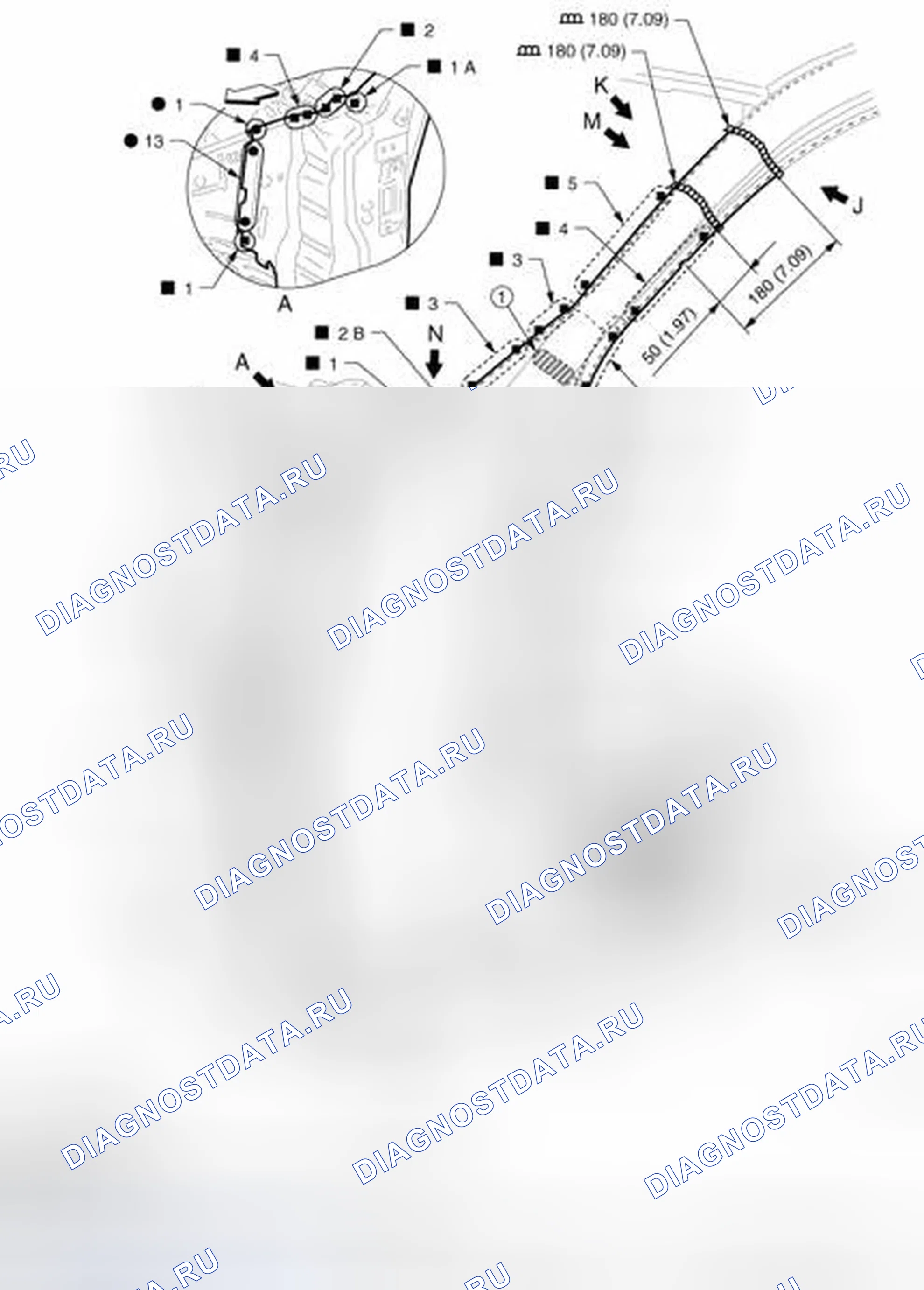 Рис. 261: Передняя стойка. Infiniti FX35 II