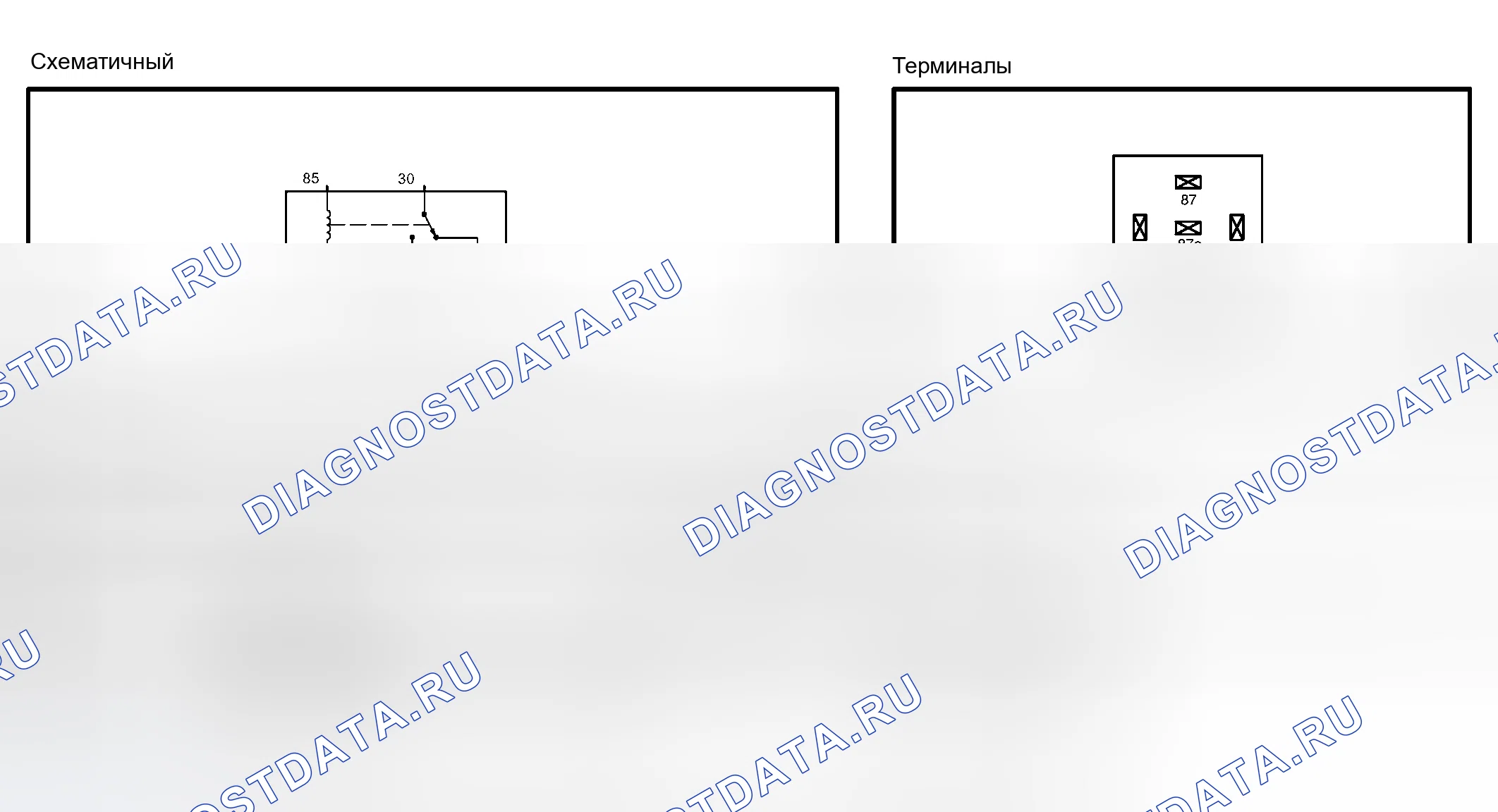 Рис. 49: Реле - Mini ISO. Ford Pickup F250 Super Duty I