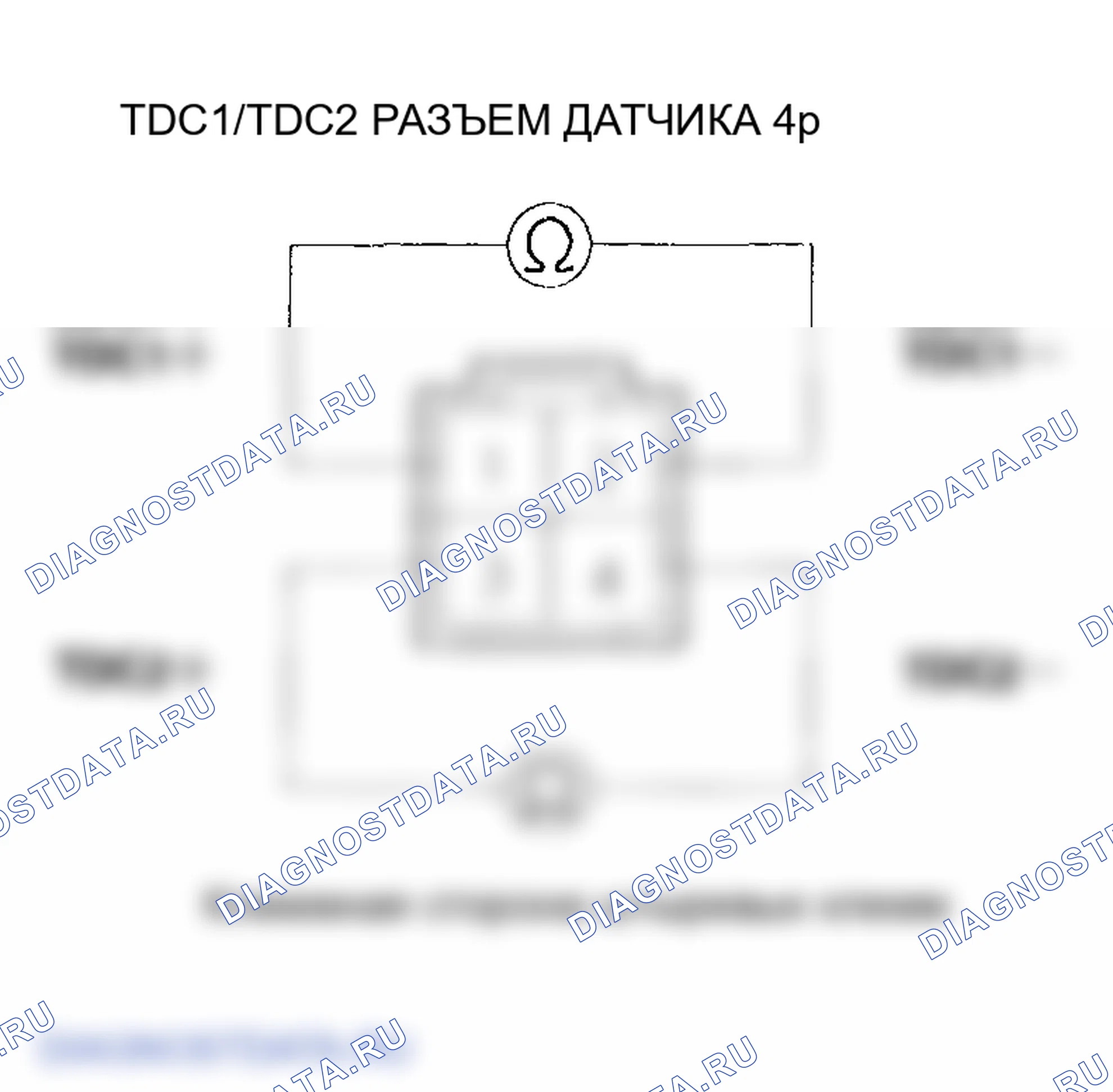 Рис. 307: расшифровка кода ошибки P1361 - ' 01 Модель: TDC Датчик 1 Прерывание цепи прерывание, расшифровка кода ошибки P1362 - ' 01 Модель: TDC Se. Honda Odyssey II