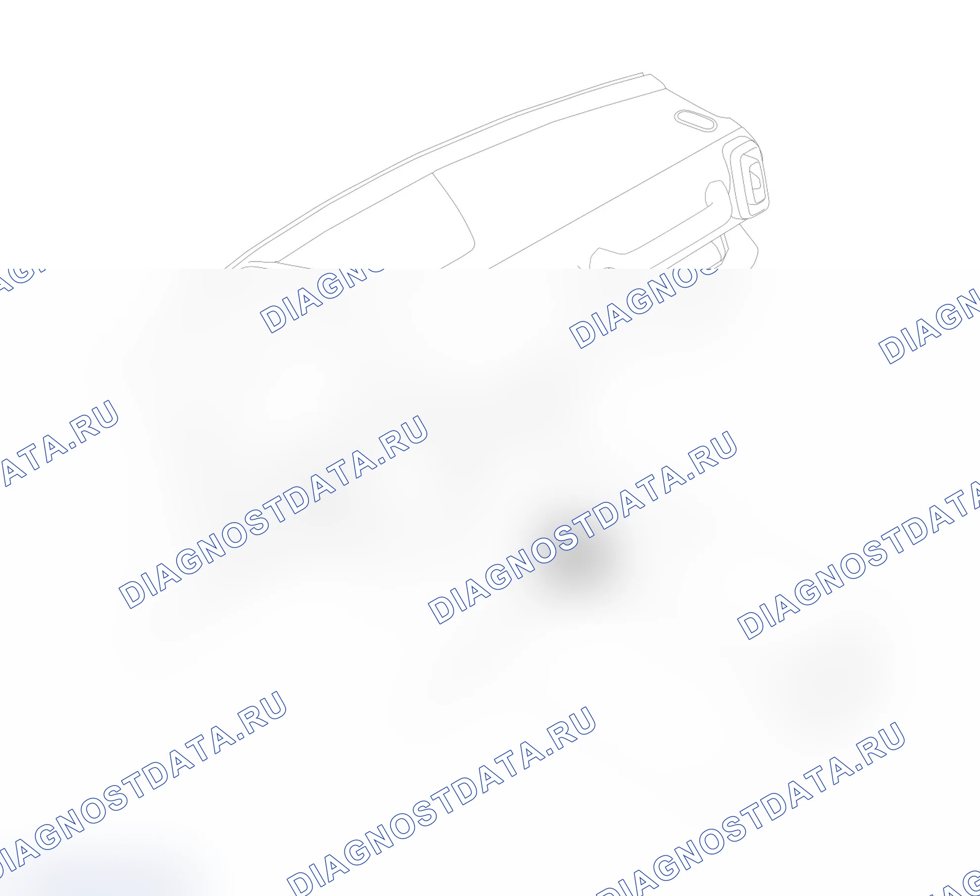 Схема расположения системы цифровых ключей Bluetooth — Haval Dargo. Haval Dargo I