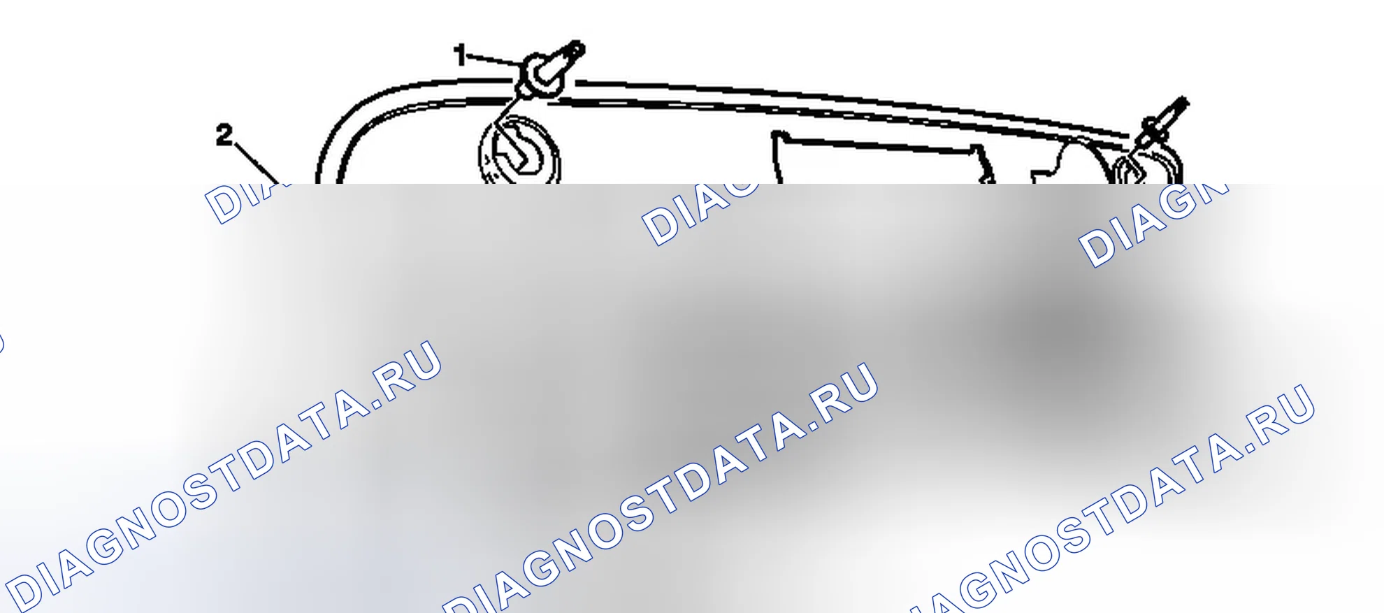 Рис. 3: Замена камеры заднего вида (Acadia, Enclave, OUTLOOK). Chevrolet Traverse I