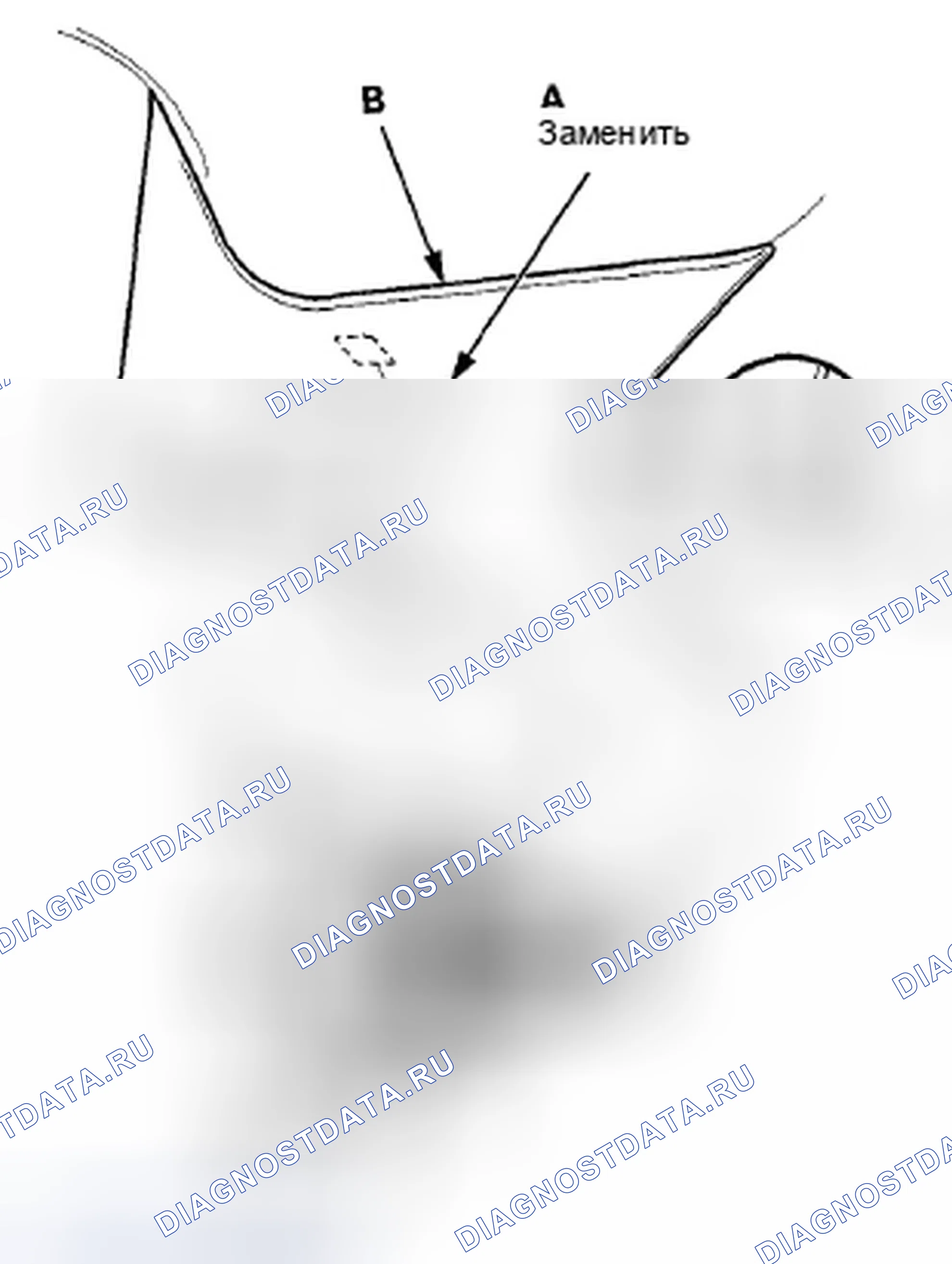 Рис. 87: Обрезка стойка C. Acura TSX II