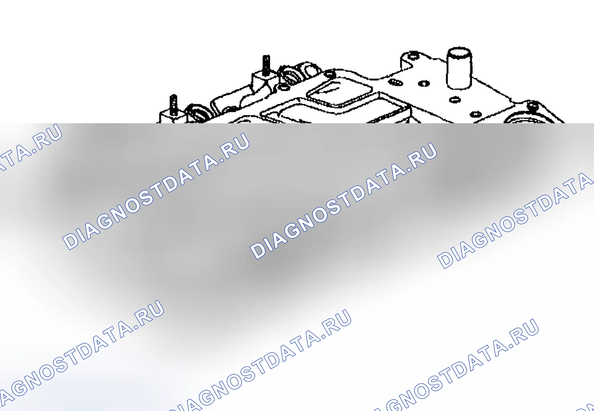 Рис. 488: Впускной коллектор (нижний) - Очистка и осмотр (L36). Chevrolet Impala VIII