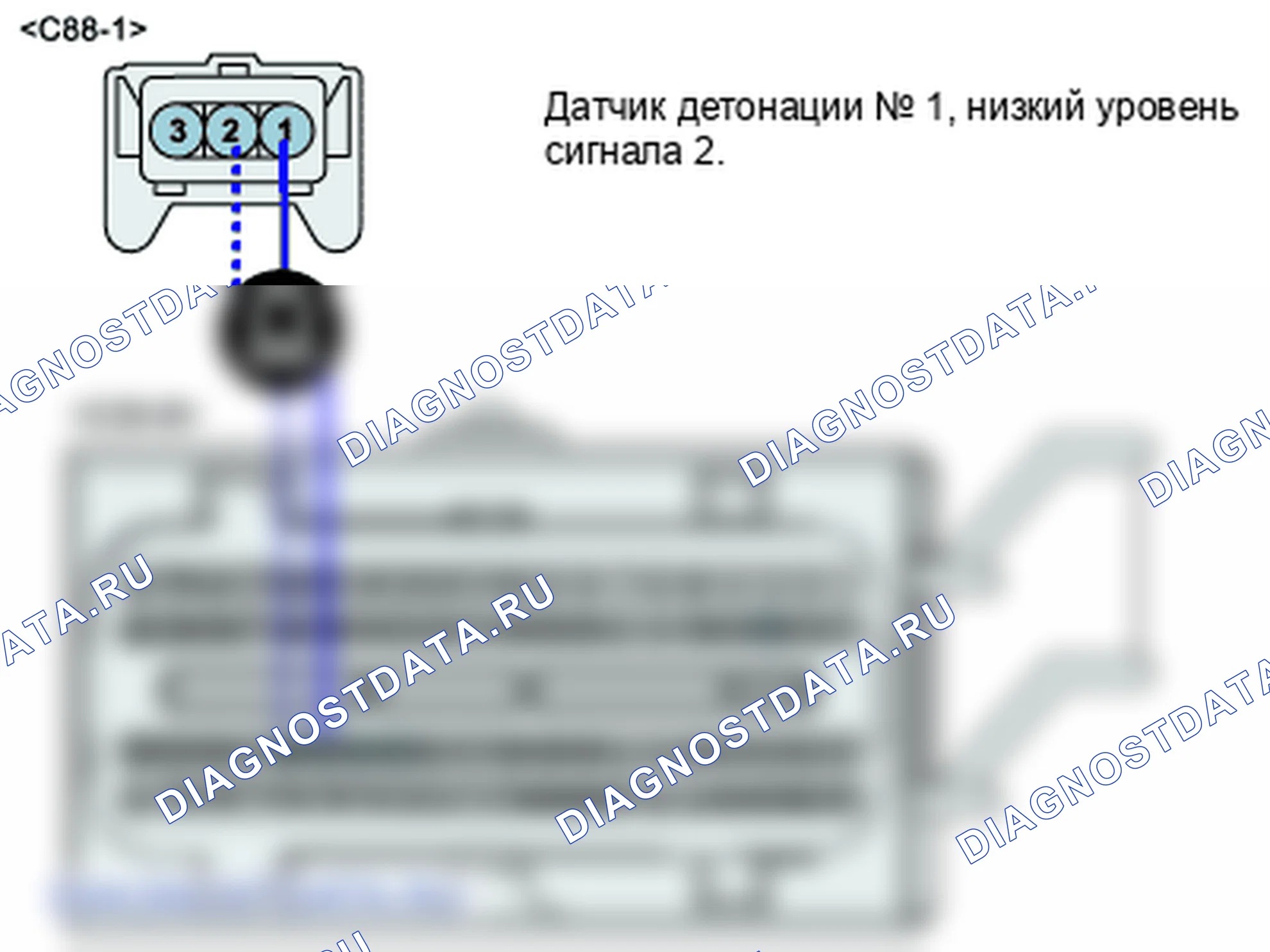 P0325: цепь датчика детонации 1. Hyundai Santa Fe CM