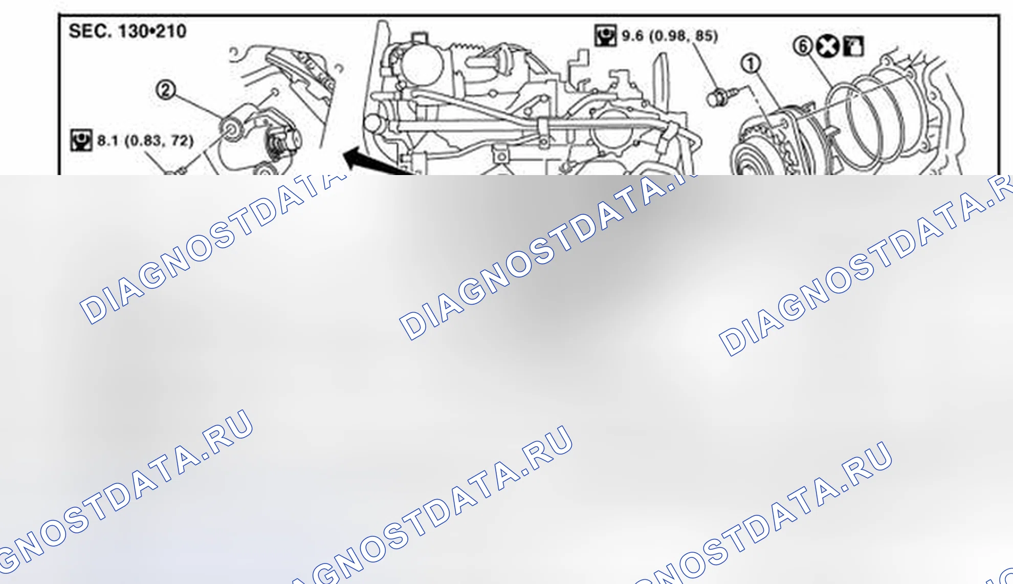 Рис. 16: Разнесенный вид. Nissan Pathfinder III рестайлинг