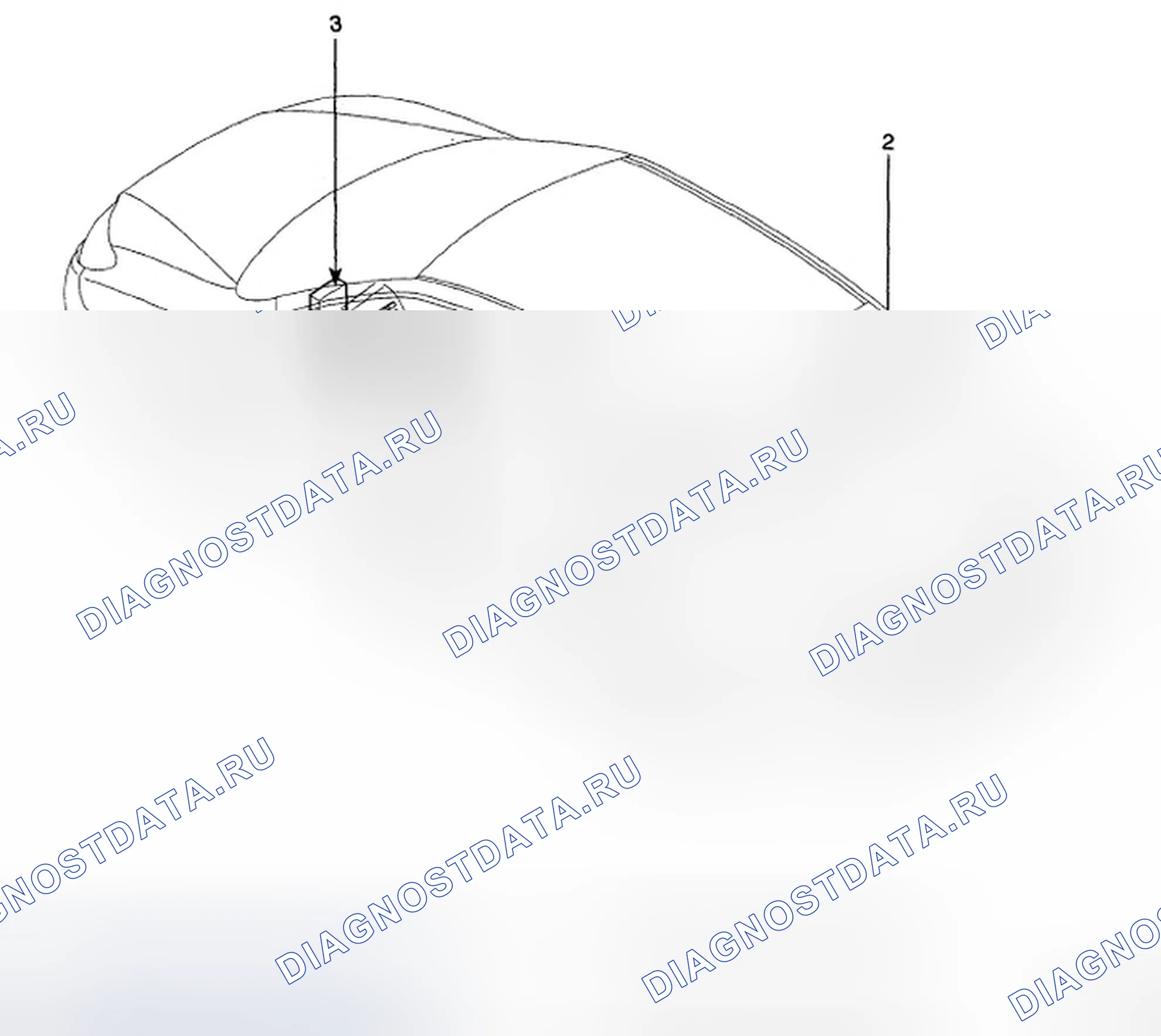 Рис. 1: РАСПОЛОЖЕНИЕ КОМПОНЕНТОВ. Hyundai Elantra IV