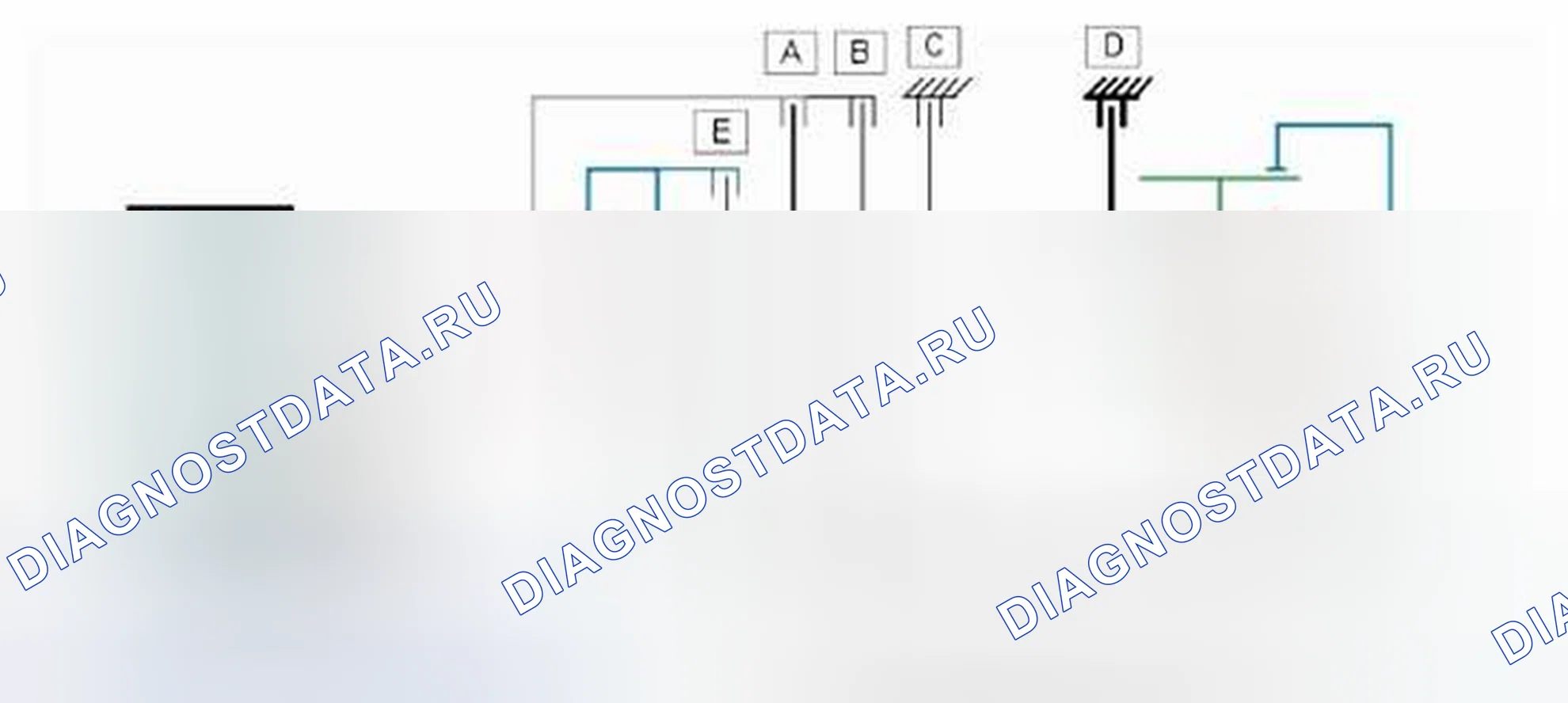 Рис. 45: Поток мощности 1-я передача. Land Rover Range Rover Sport L320