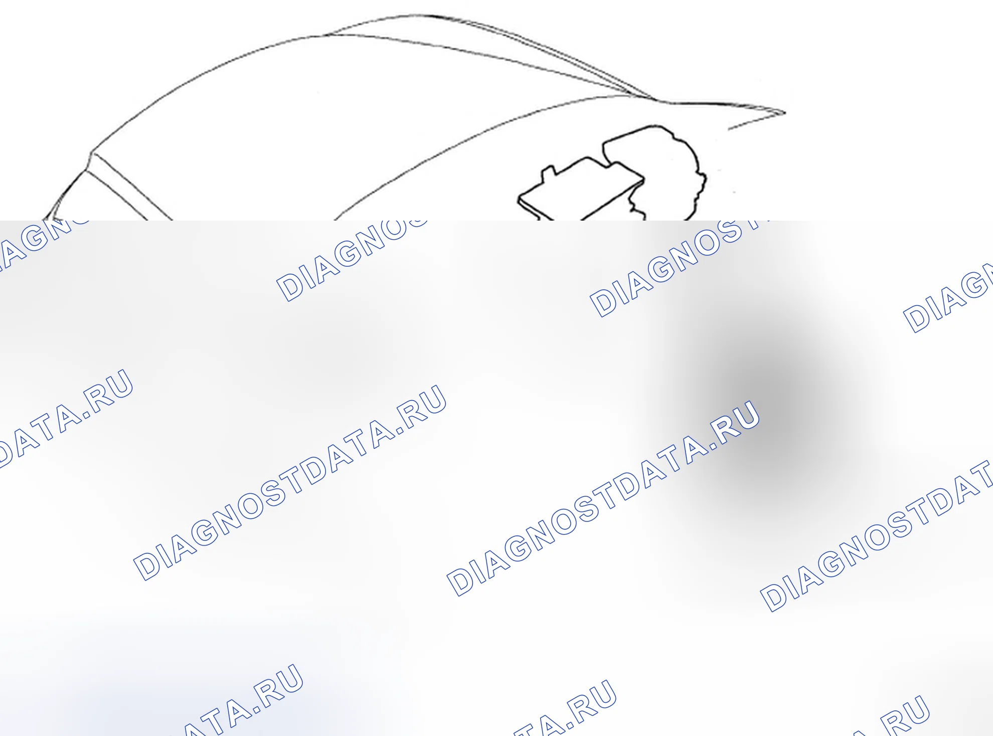 Рис. 66: РАСПОЛОЖЕНИЕ КОМПОНЕНТОВ. Hyundai Azera I