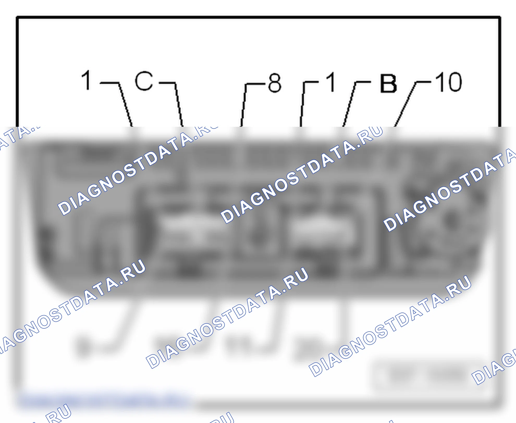 16-контактный разъём, корпус C. SEAT Ibiza IV