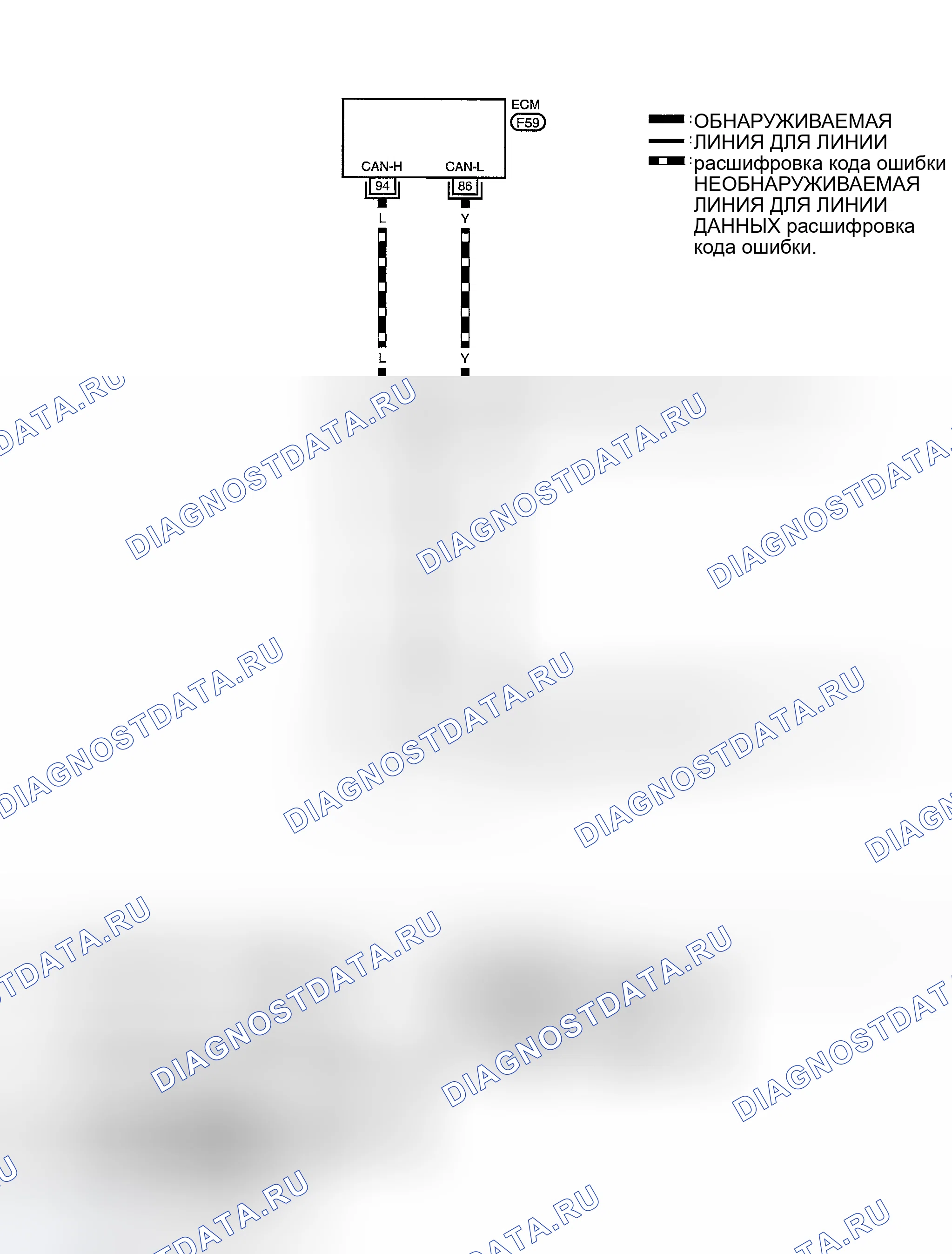 Рис. 206: электросхема - AT - CAN. Nissan Sentra B15