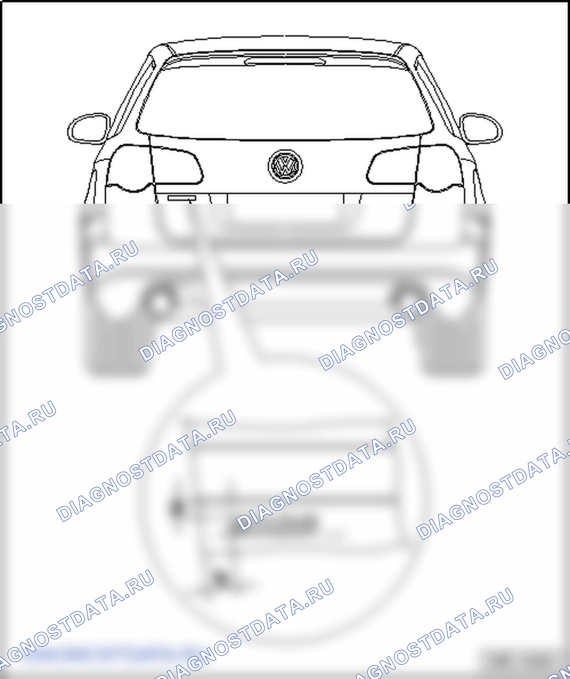 Надписи. Volkswagen Passat B6
