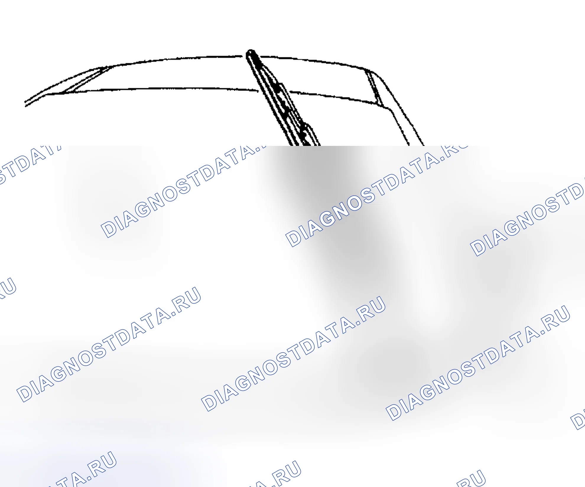 Рис. 20: Установка вставки щетки стеклоочистителя. Suzuki Verona I