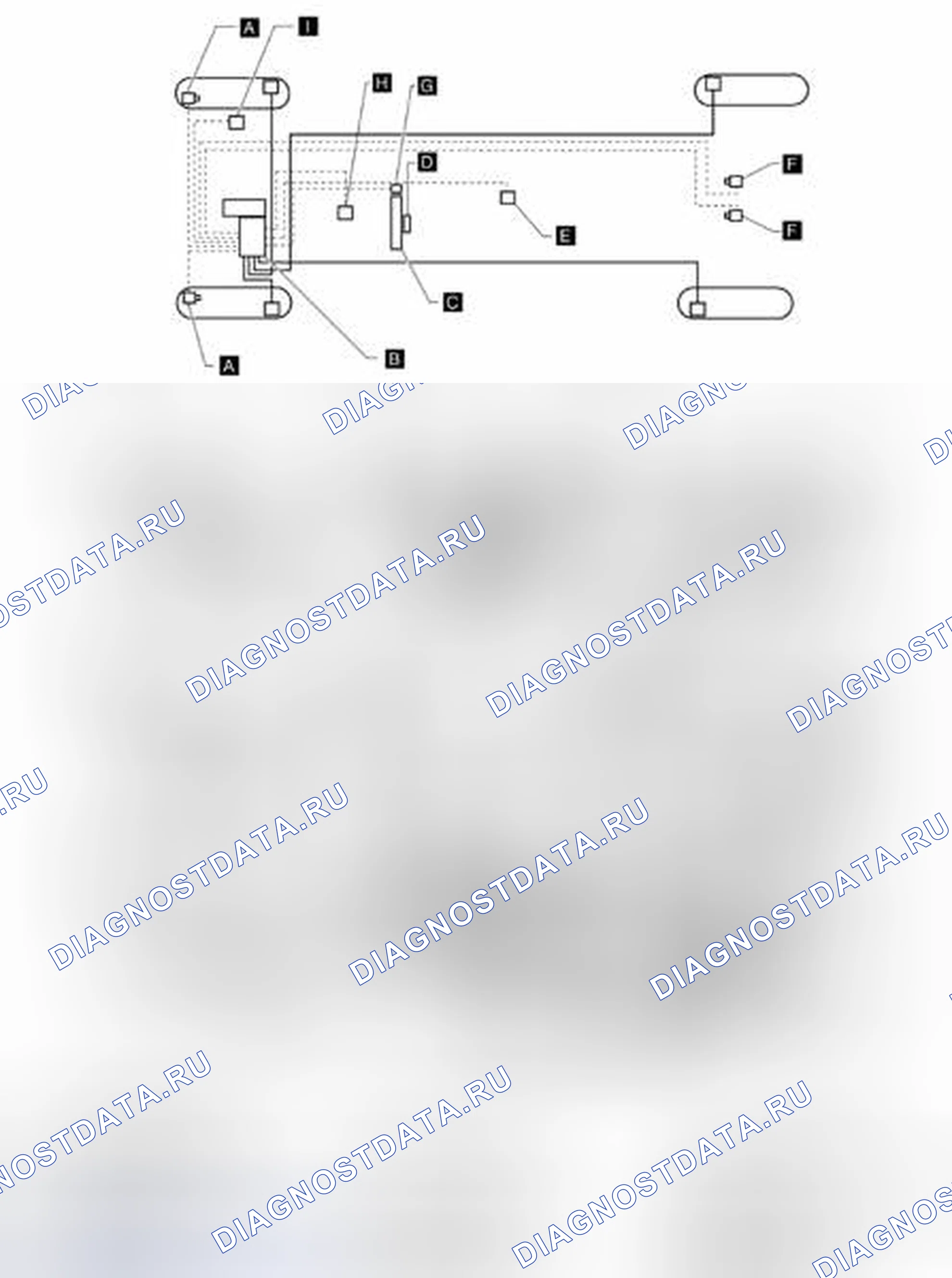 Рис. 2: Расположение компонентов. Nissan Pathfinder III рестайлинг