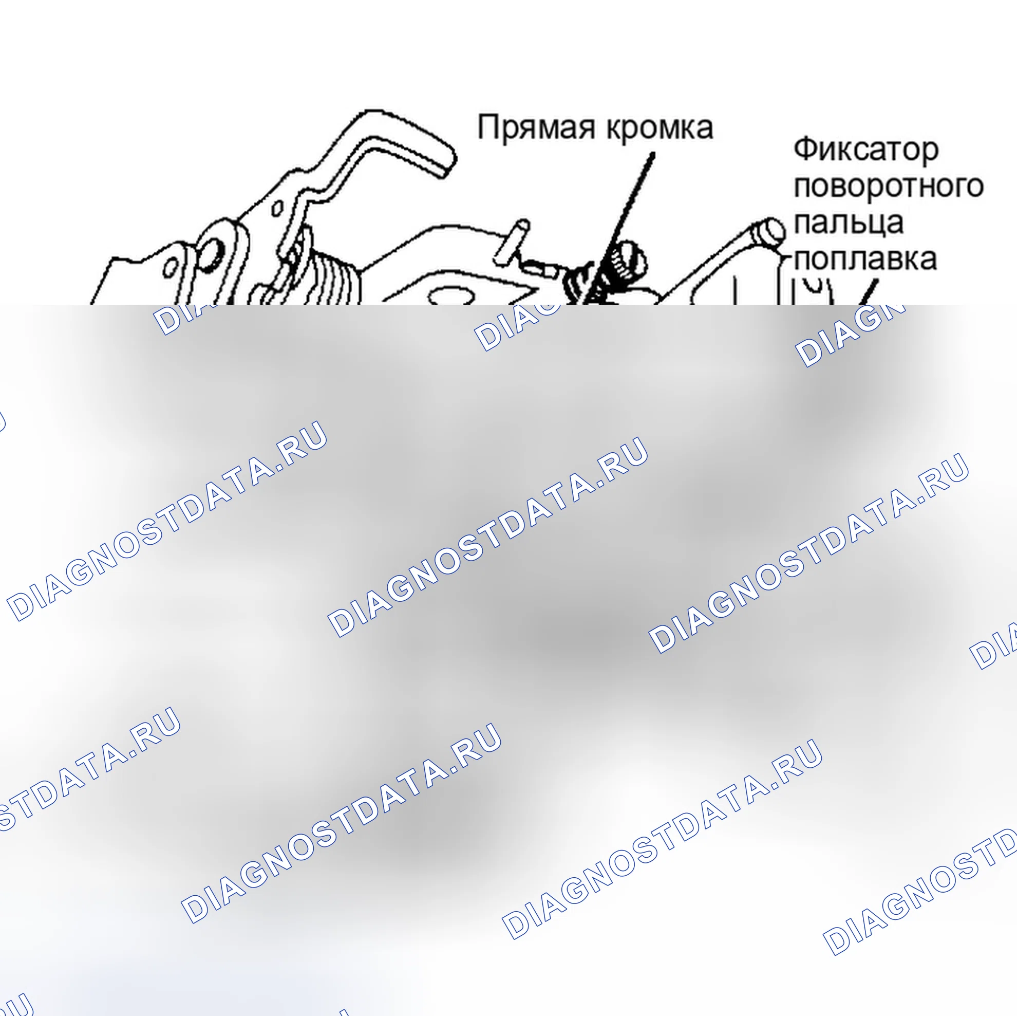 Рис. 23: УРОВЕНЬ ПОПЛАВКА. Dodge Diplomat I