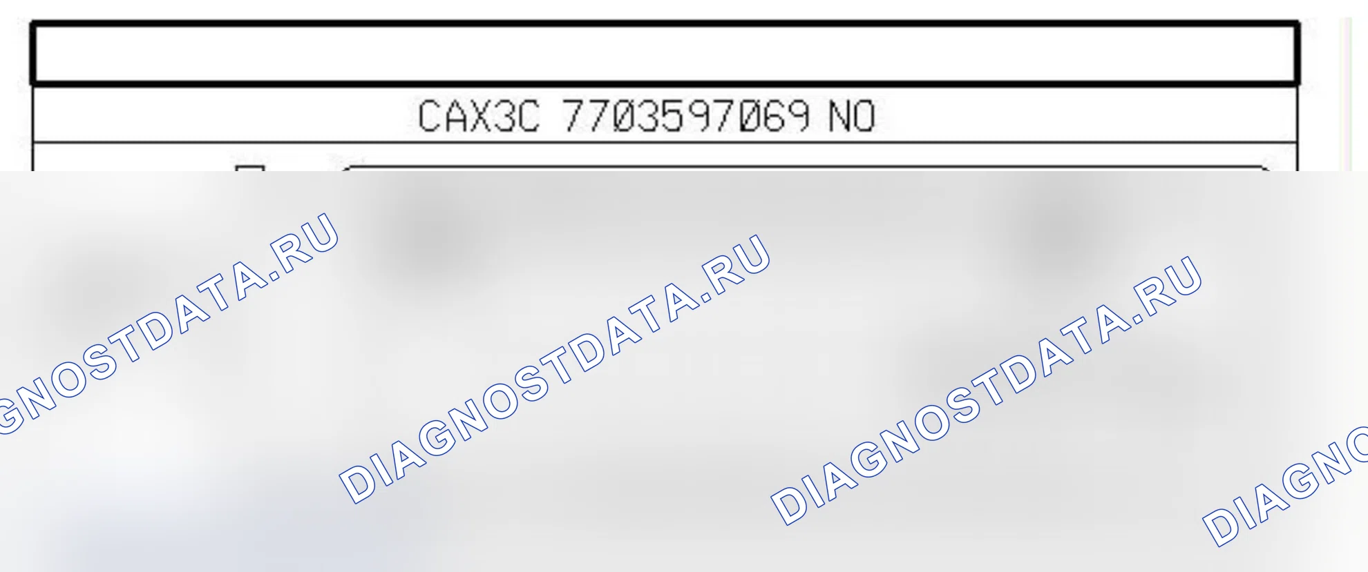 Распиновка разъёма 1192 — Концевой выключатель правой боковой двери. Renault Kangoo II-BeBop