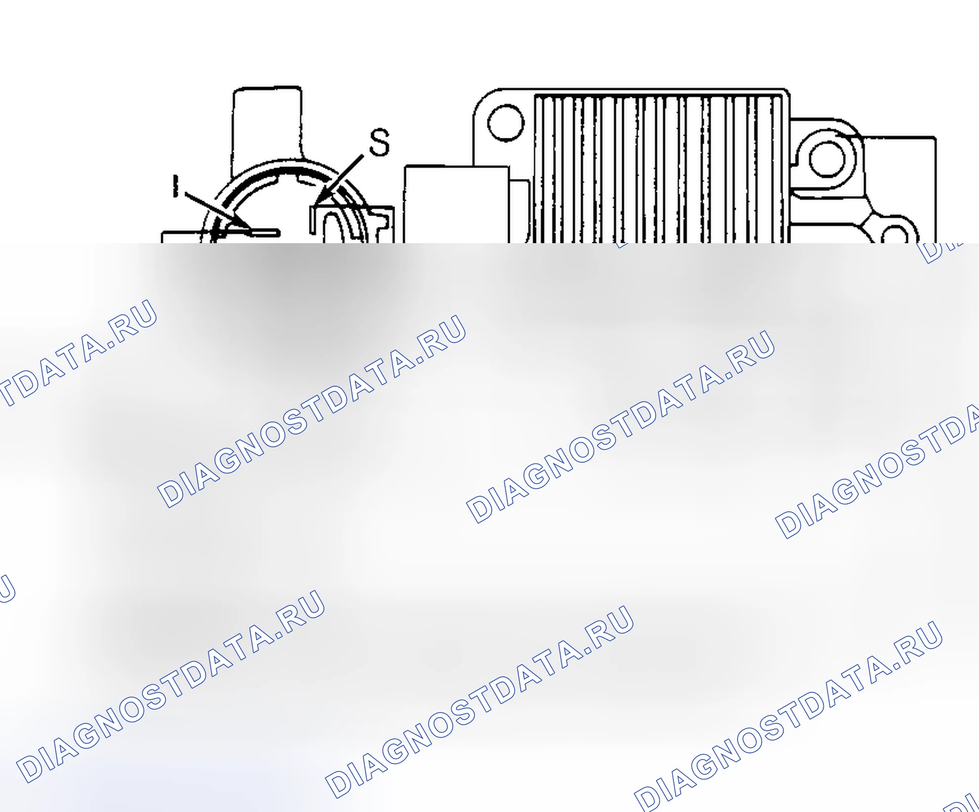 Рис. 9: СТАБИЛИЗАТОР НАПРЯЖЕНИЯ ИС (УСТАРЕВШИЙ). Subaru Legacy BC/BJ/BF