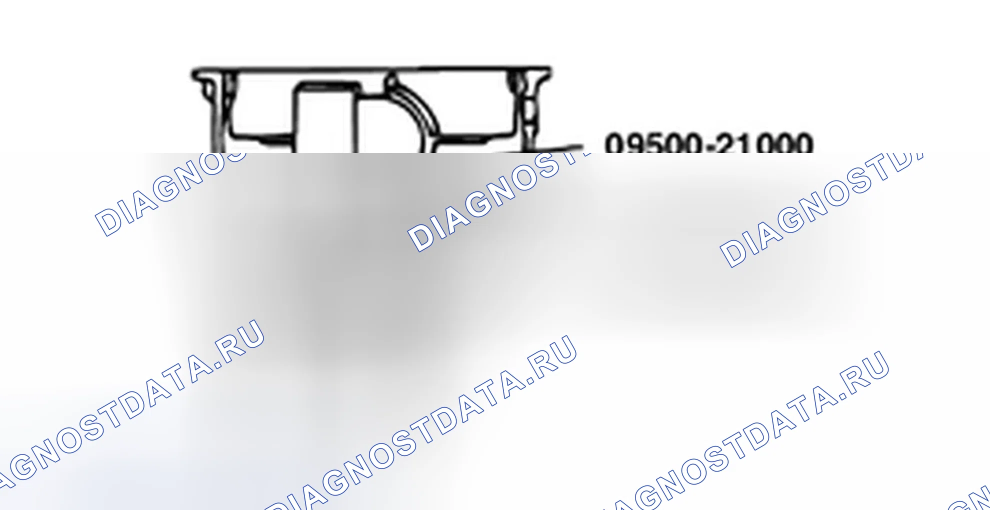 Сборка передней несущей панели дифференциала (4WD). Hyundai H-1 A1