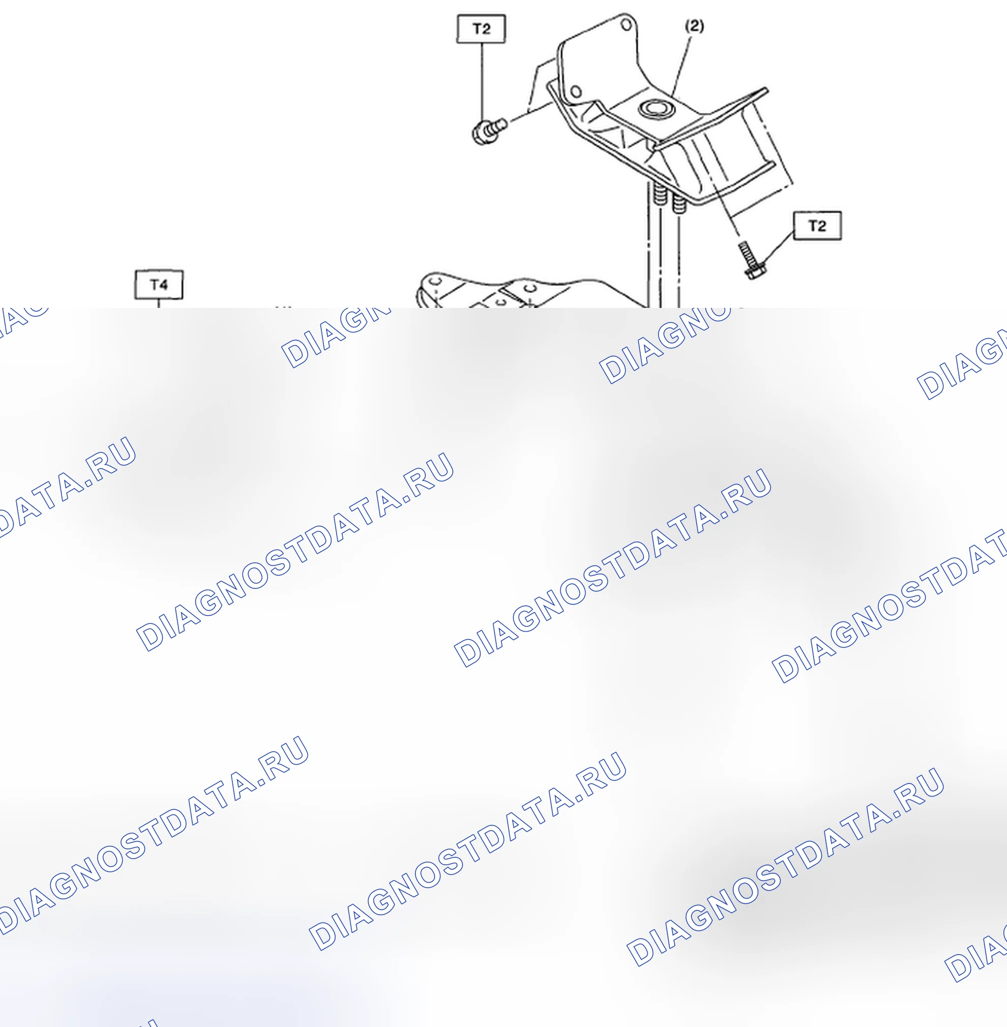 Рис. 423: МОНТАЖ КОРОБКИ ПЕРЕДАЧ. Subaru Outback BP рестайлинг