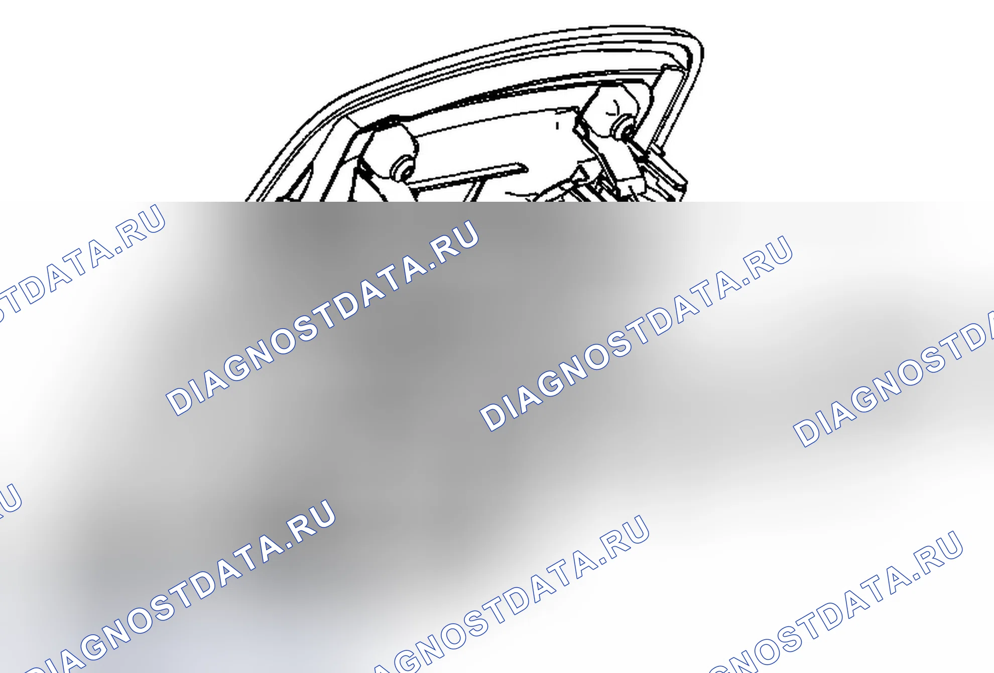 Рис. 55: Замена датчика предотвращения угона. Cadillac CTS II