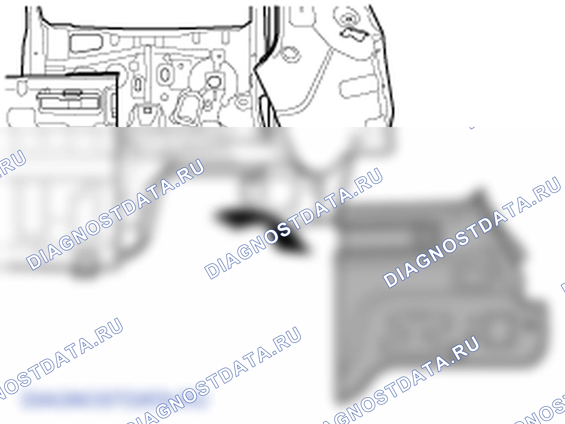 Снятие задней панели (частично). Hyundai GRAND i10/Xcent BA