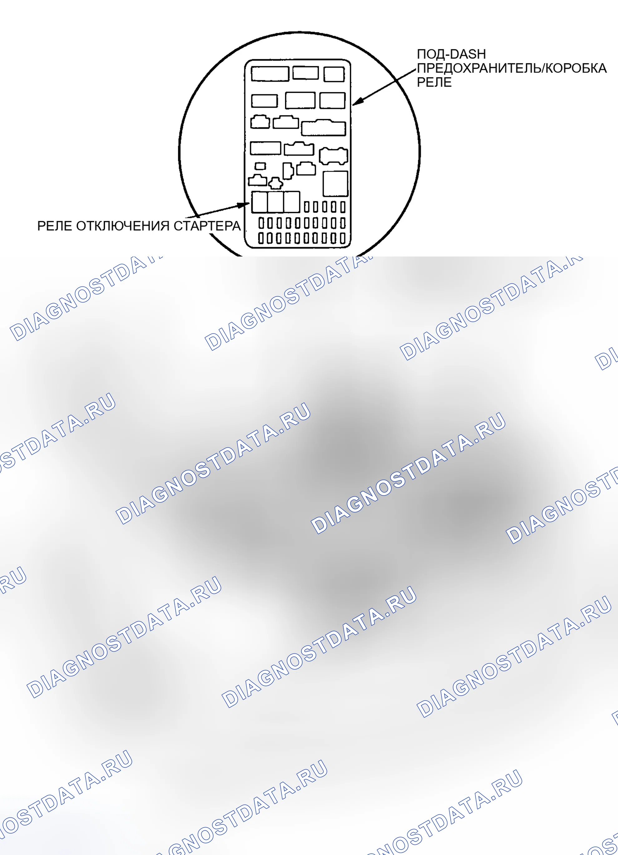 Рис. 53: РАСПОЛОЖЕНИЕ КОМПОНЕНТОВ. Honda Civic VII рестайлинг