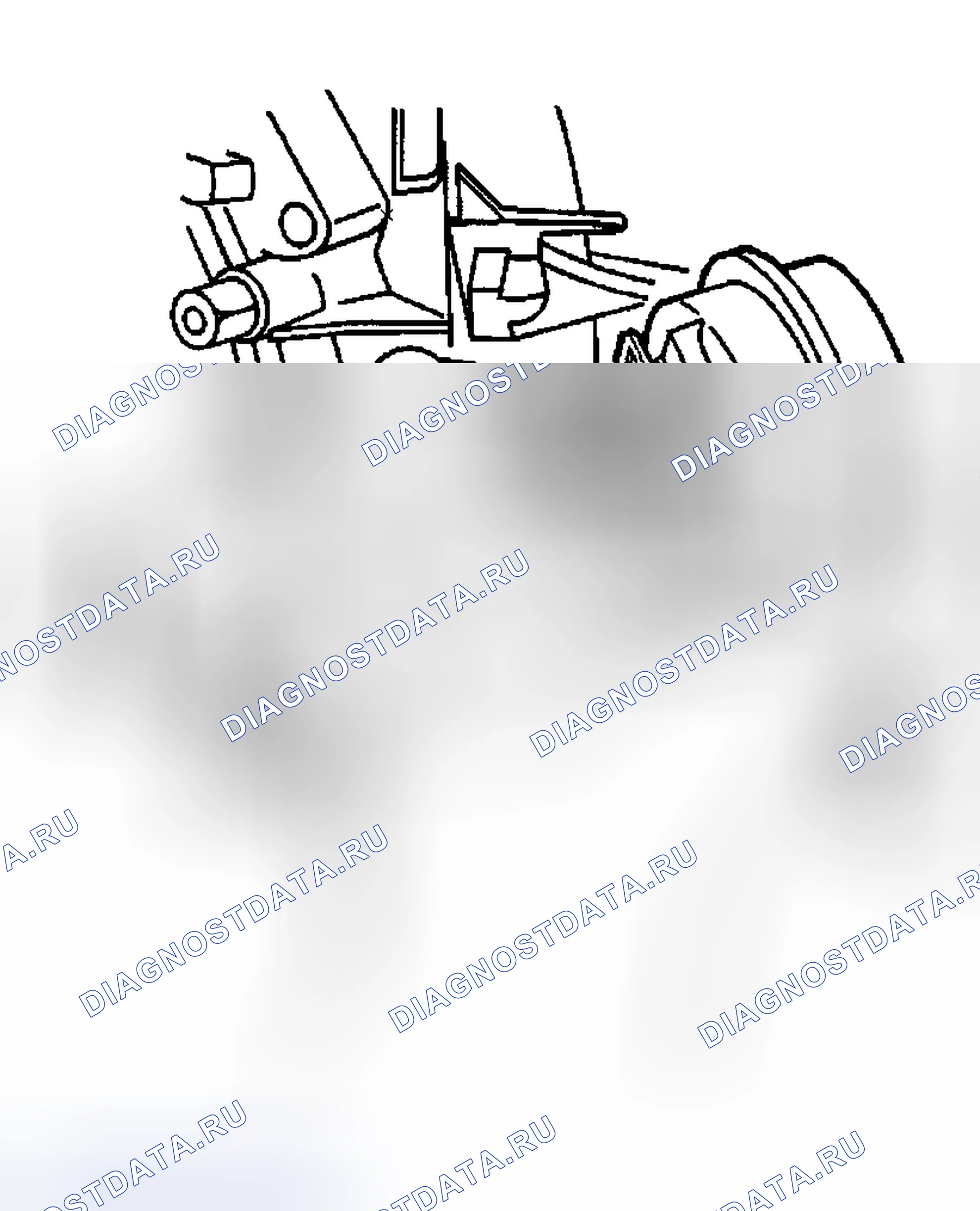 Рис. 20: Установка (рециркуляционная дверь). Buick Regal IV