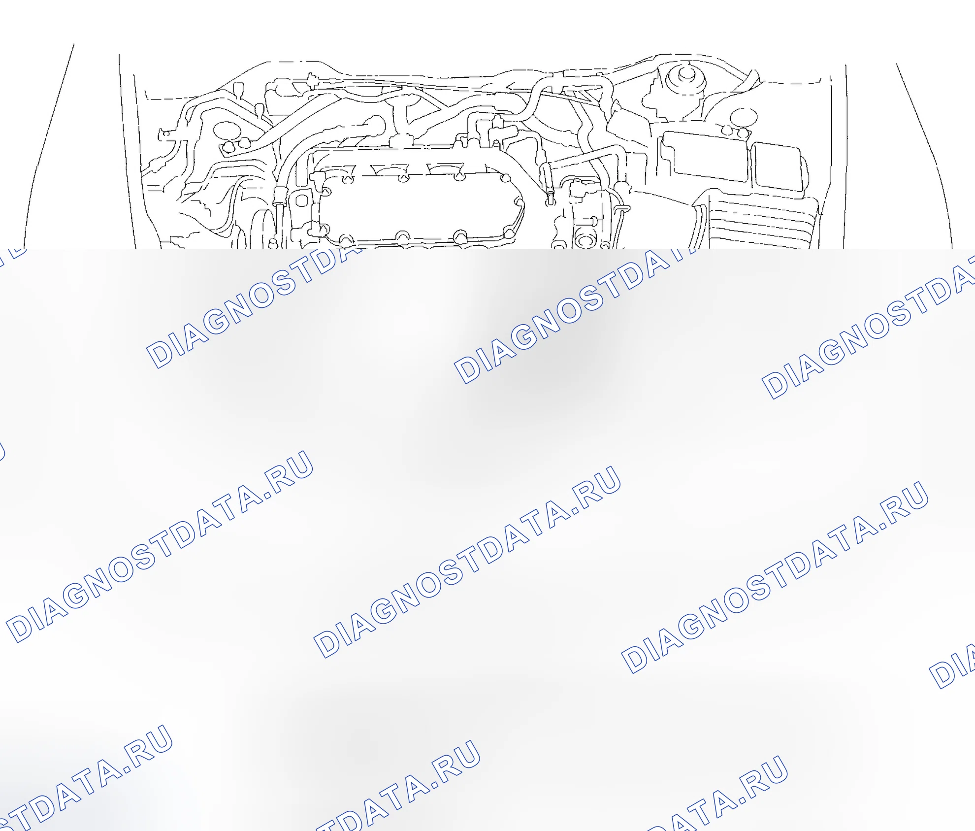 Рис. 127: Указатель расположения компонентов. Honda Accord VII рестайлинг