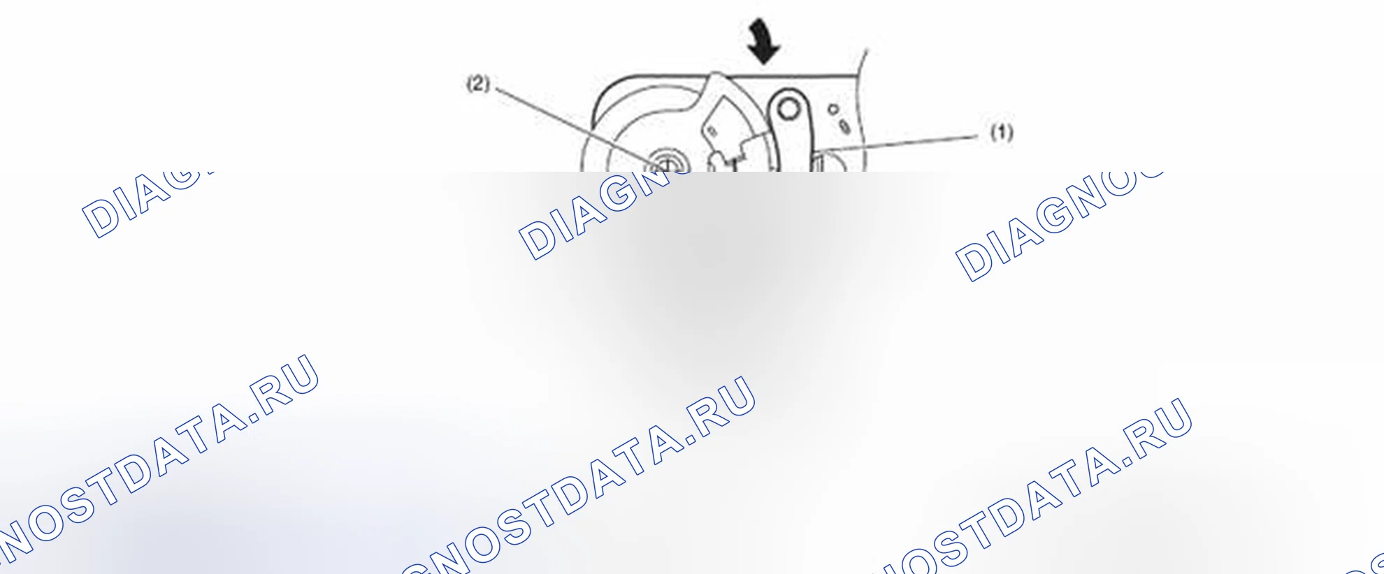 Рис. 14: ПРИ СКЛАДЫВАНИИ ВПЕРЕД. Hyundai Creta I рестайлинг