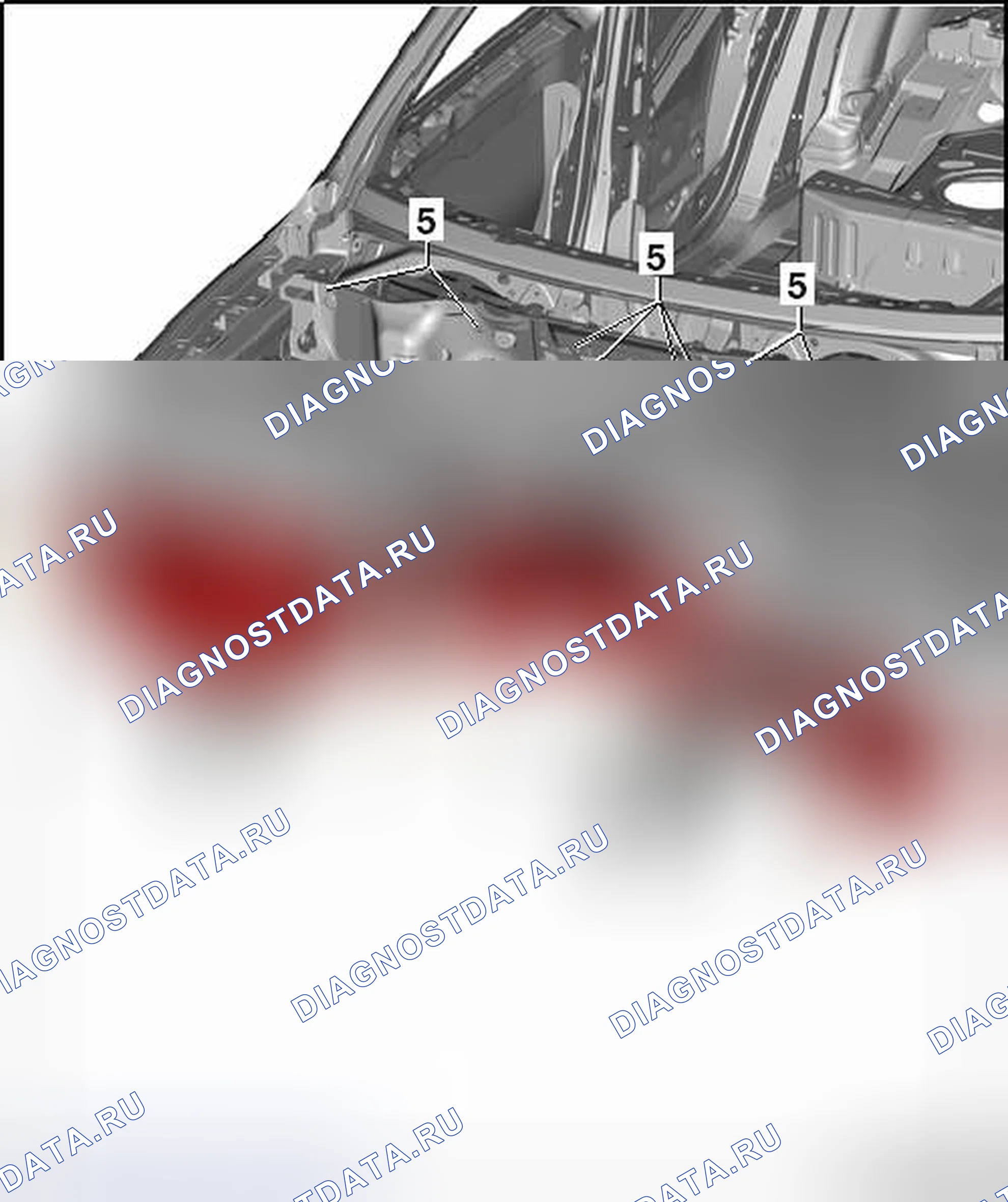 Рис. 20: ИЗОЛЯЦИЯ ПЕРЕБОРКИ ПРИТОЧНОЙ КАМЕРЫ. Volkswagen Touareg II