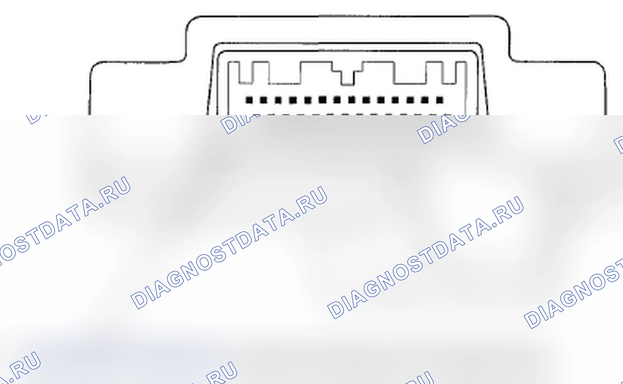 Рис. 224: Входы и выходы блока управления HandsFreeLink. Acura TL IV